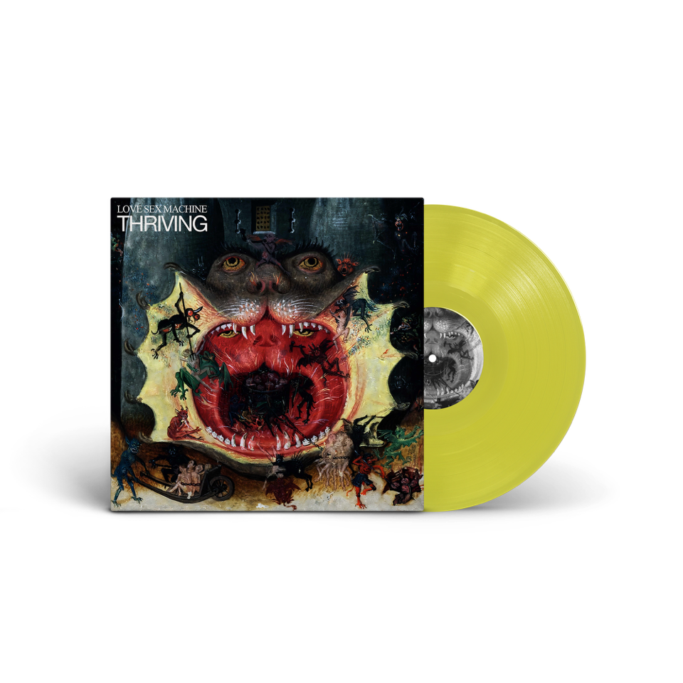 LOVE SEX MACHINE // THRIVING - LTD. EDITION YELLOW IS DEAD VINYL (LP)