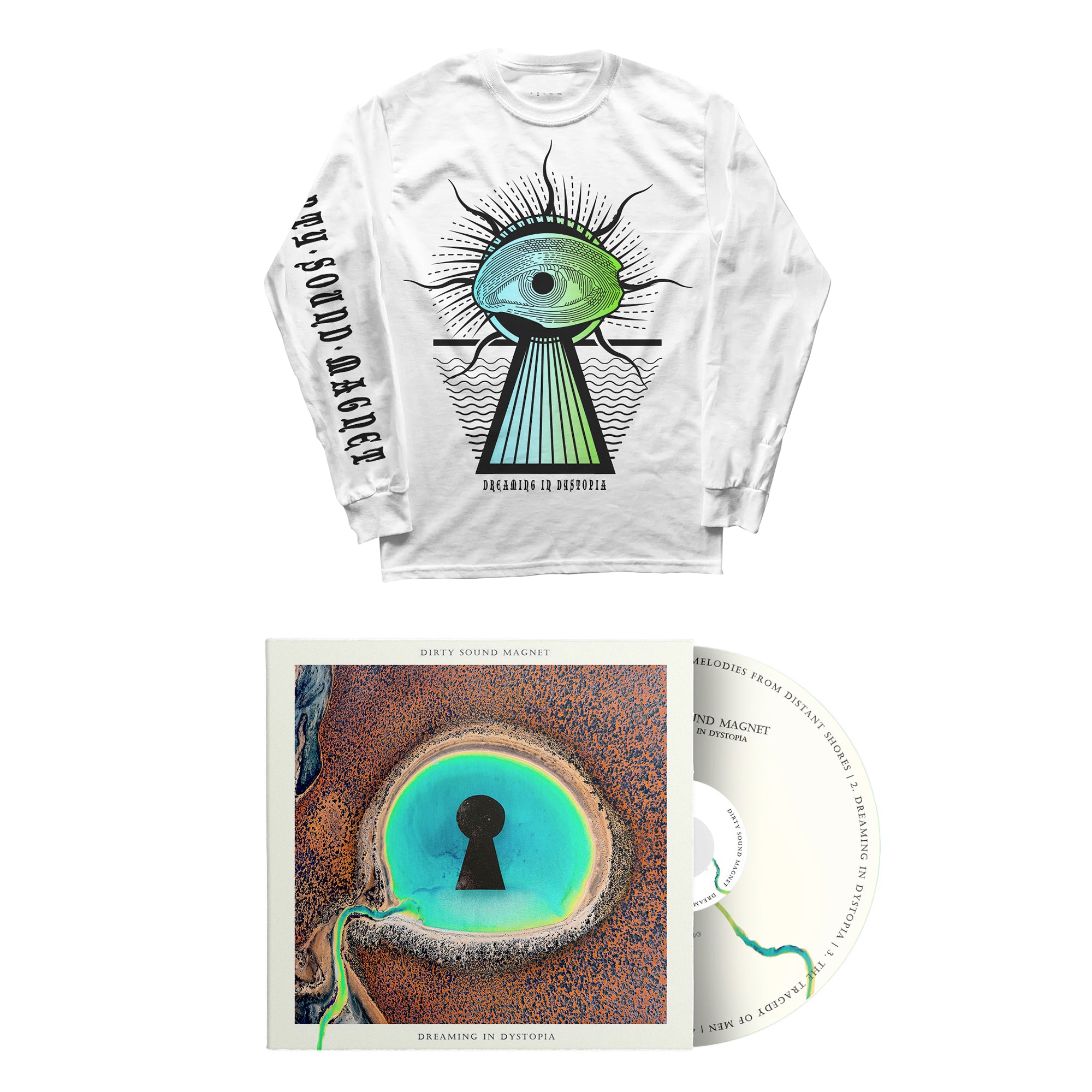 DIRTY SOUND MAGNET // DREAMING IN DYSTOPIA - LONG SLEEVE CD BUNDLE