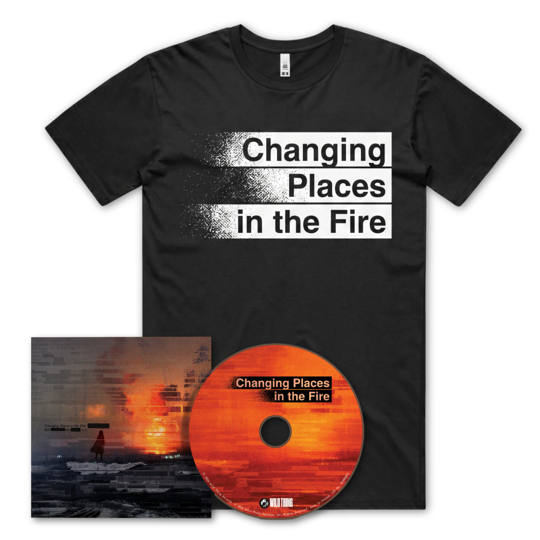 CHANGING PLACES IN THE FIRE // SELF TITLED DEBUT - BLACK CD BUNDLE - Wild Thing Music Store