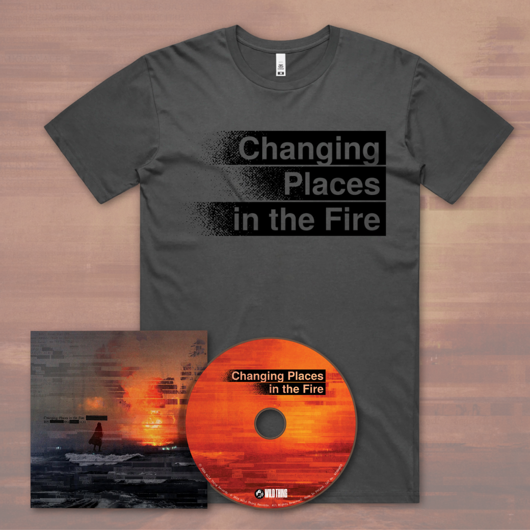 CHANGING PLACES IN THE FIRE // SELF TITLED DEBUT - GREY CD BUNDLE - Wild Thing Music Store