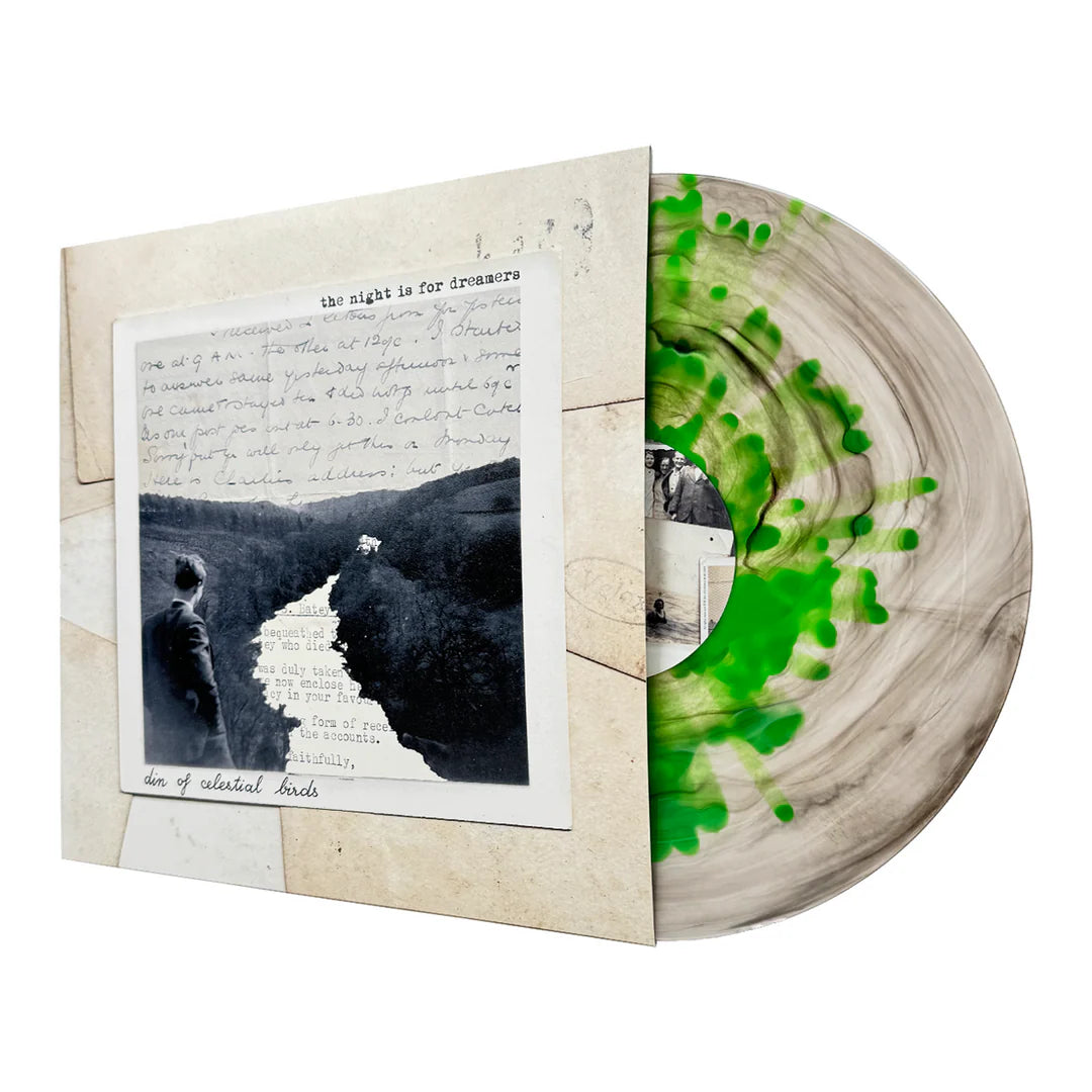 DIN OF CELESTIAL BIRDS // THE NIGHT IS FOR DREAMERS - LTD. TRANSIENT SPRING GREEN VINYL (LP)