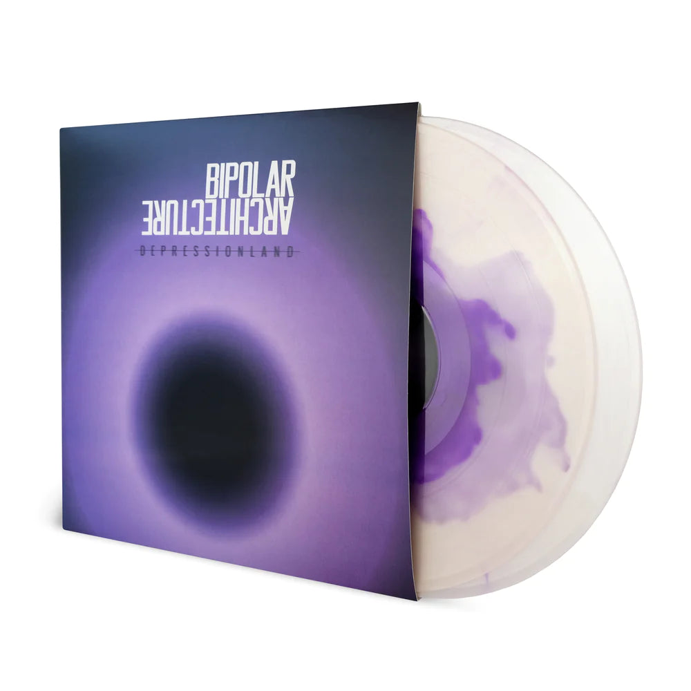 BIPOLAR ARCHITECTURE // DEPRESSIONLAND - LTD. MILKY W/ PURPLE MARBLE & PURPLE CENTRE BLOB