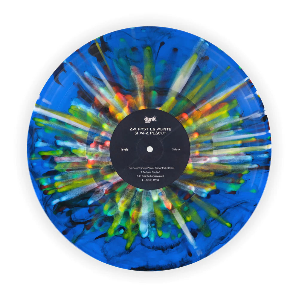 AM FOST LA MUNTE SI MI-A PLACUT // LA VALE - LTD. TRANS BLUE W/MULTICOLOUR SPLATTER - Wild Thing Music Store