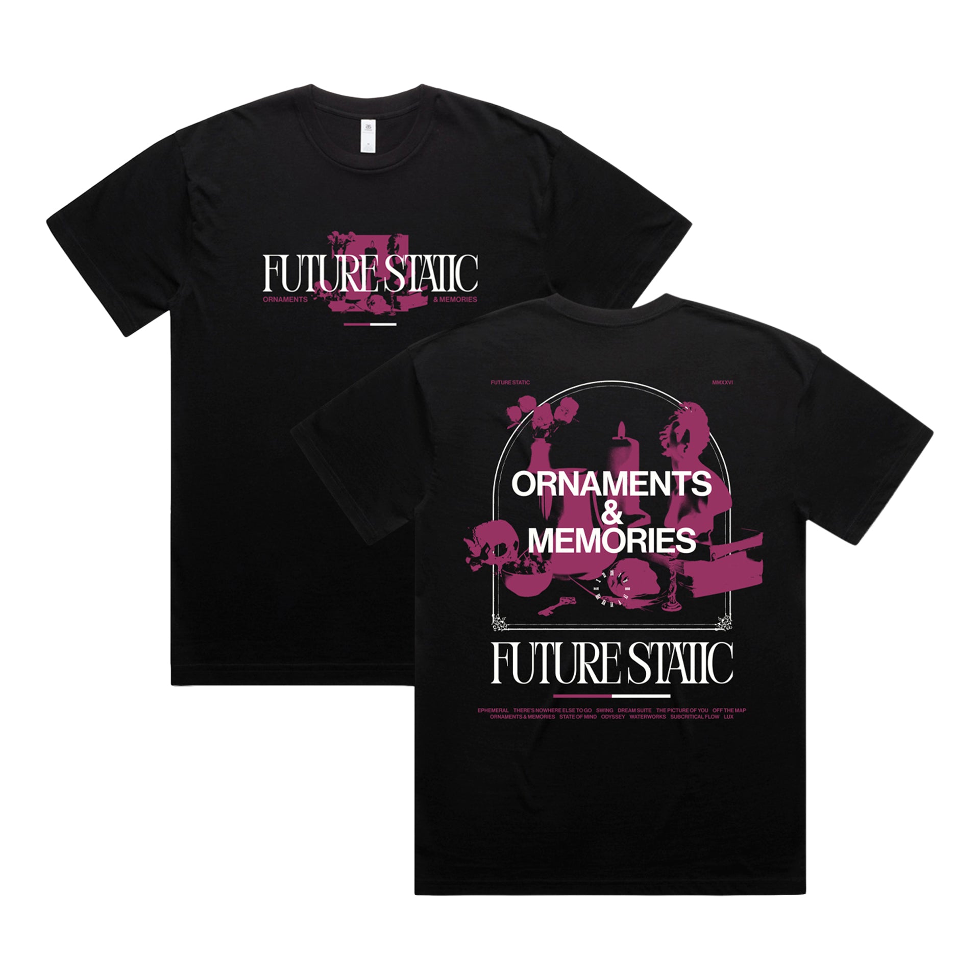 FUTURE STATIC // ORNAMENTS & MEMORIES - T-SHIRT