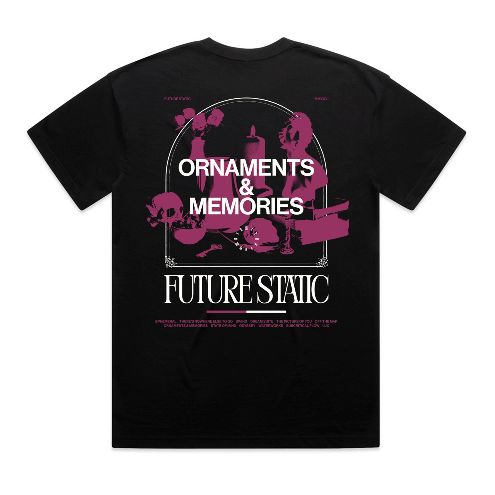 FUTURE STATIC // ORNAMENTS & MEMORIES - T-SHIRT