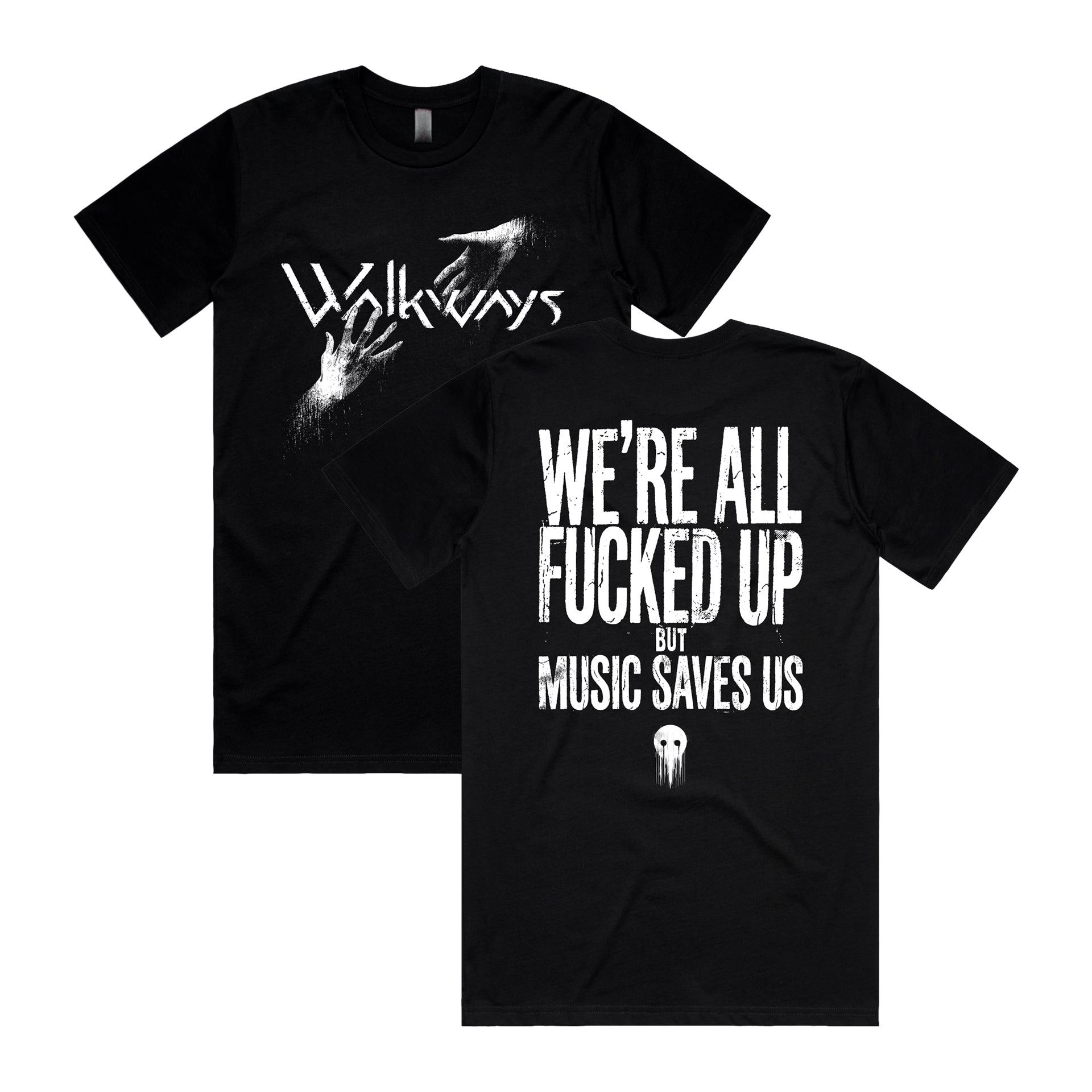 WALKWAYS // MUSIC SAVES US - T-SHIRT - Wild Thing Music Store