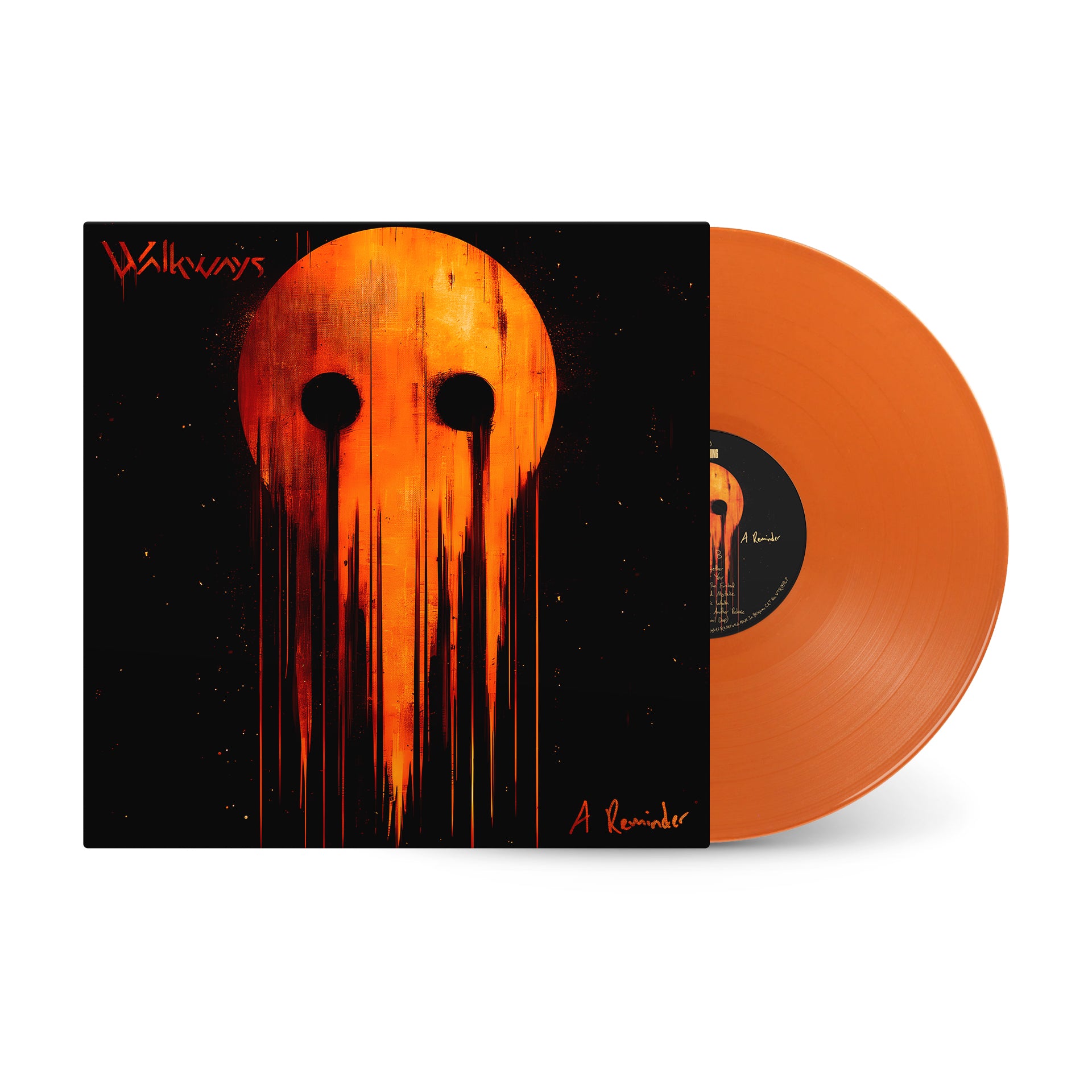 WALKWAYS // A REMINDER - ORANGE VINYL (LP) - Wild Thing Music Store