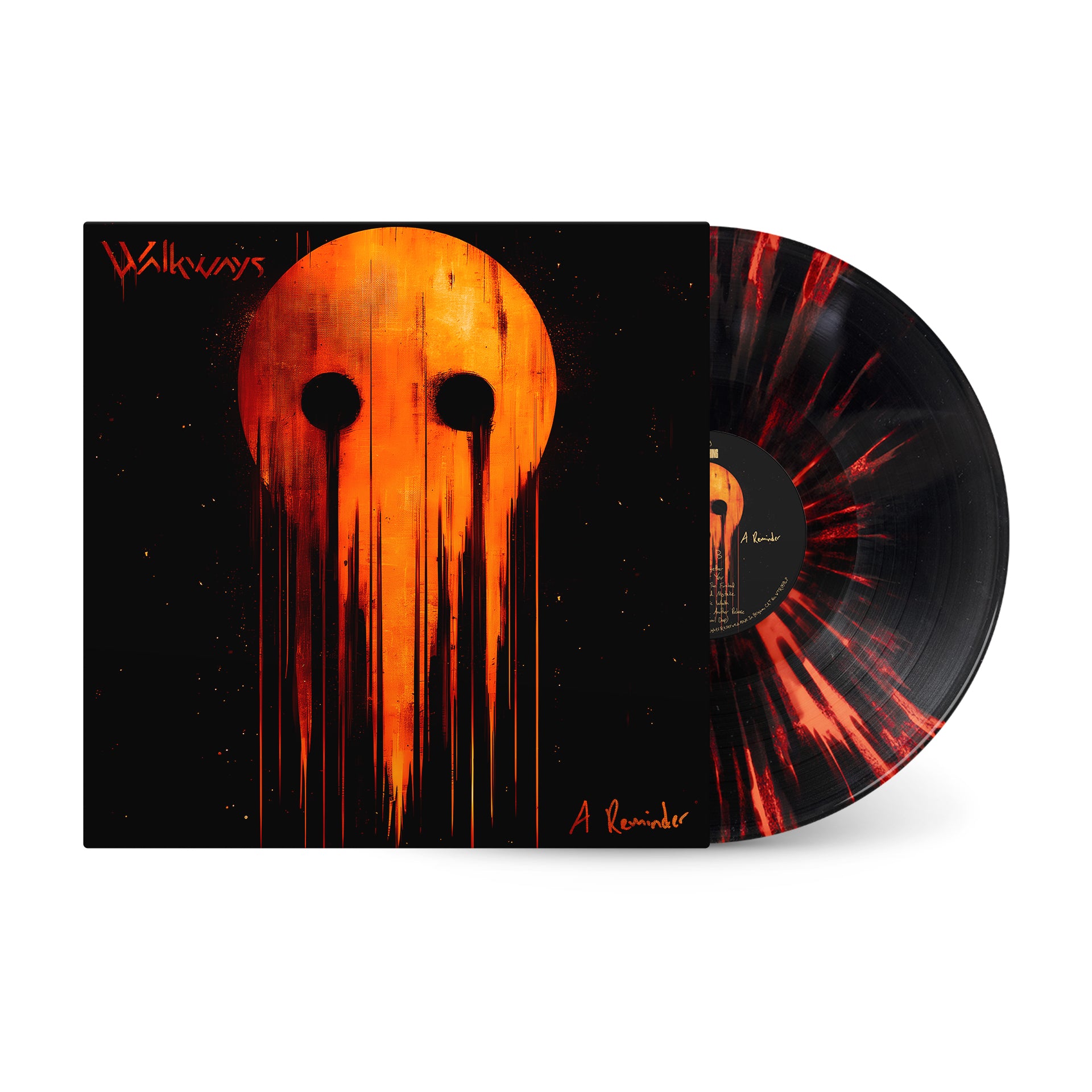 WALKWAYS // A REMINDER - ORANGE SPLATTER VINYL (LP) - Wild Thing Music Store