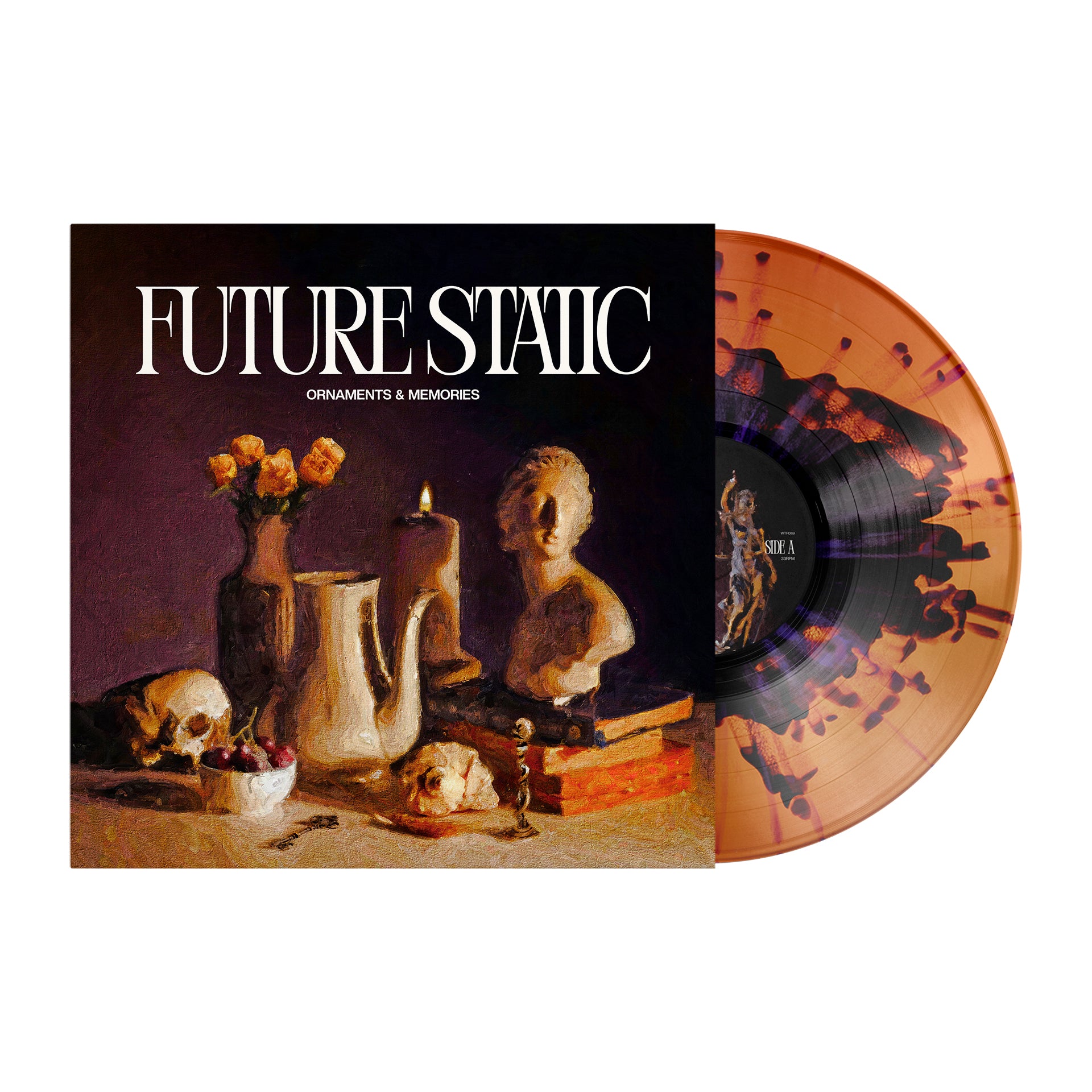 FUTURE STATIC // ORNAMENTS & MEMORIES - LTD EDITION ORANGE SPLATTER VINYL (LP) + SIGNED POSTER - Wild Thing Music Store
