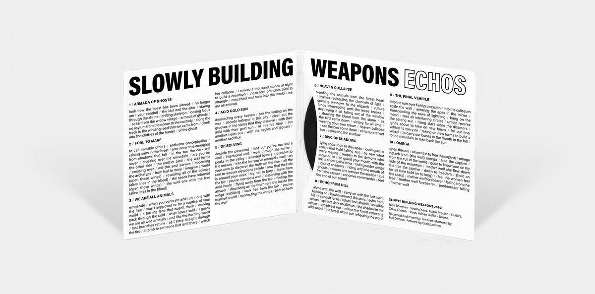 SLOWLY BUILDING WEAPONS // ECHOS - CD