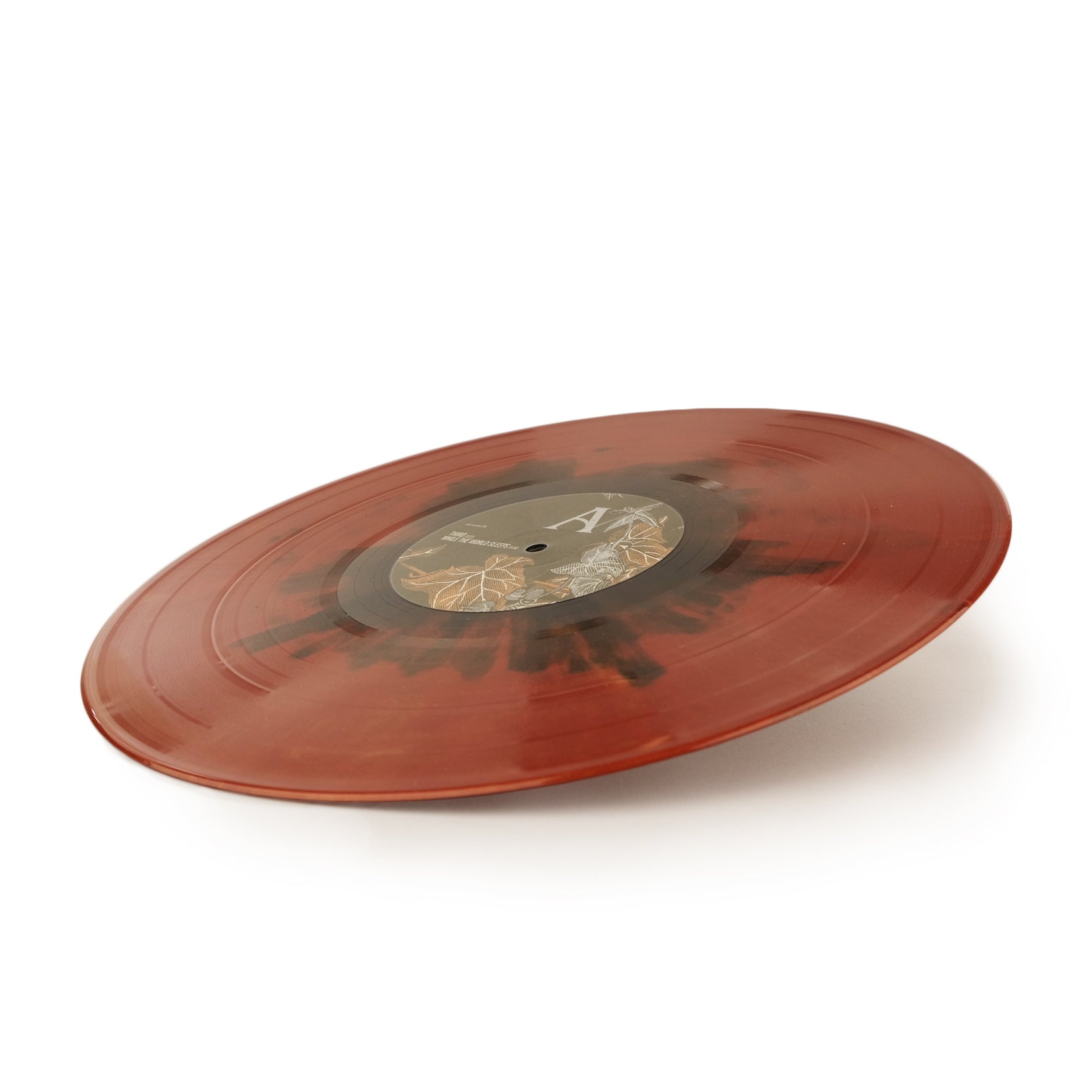 BAULTA // ANOTHER SECOND CHANCE - RED/GOLD RUSTY MARBLE WITH BLACK CENTER BLOB (2LP)