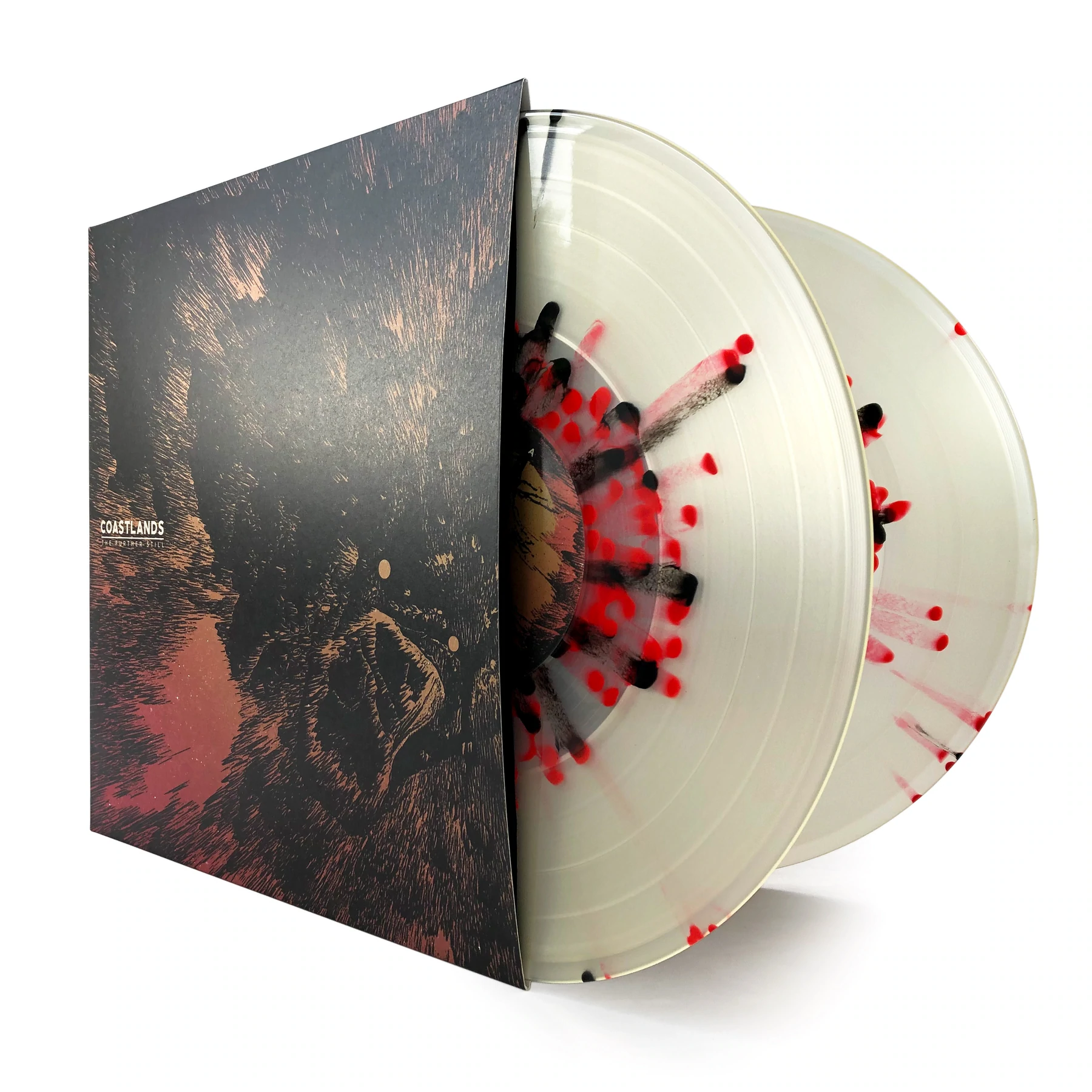COASTLANDS // THE FURTHER STILL - MILKY WHITE W/ RED BLACK SPLATTER VINYL (LP)