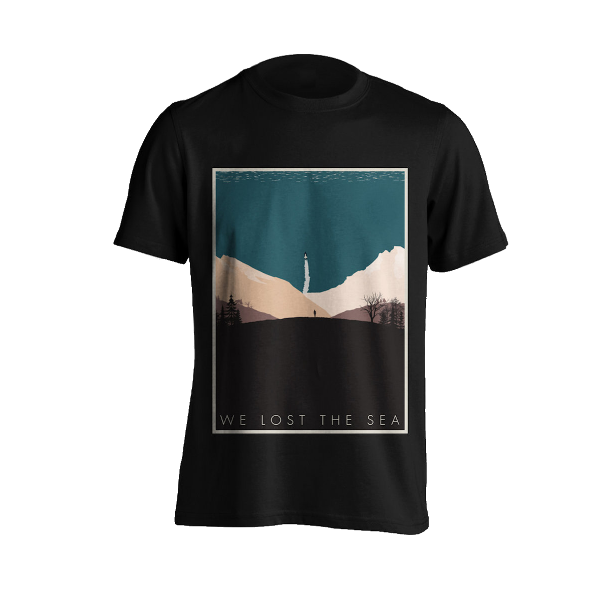 WE LOST THE SEA // DEPARTURE SONGS - T-SHIRT