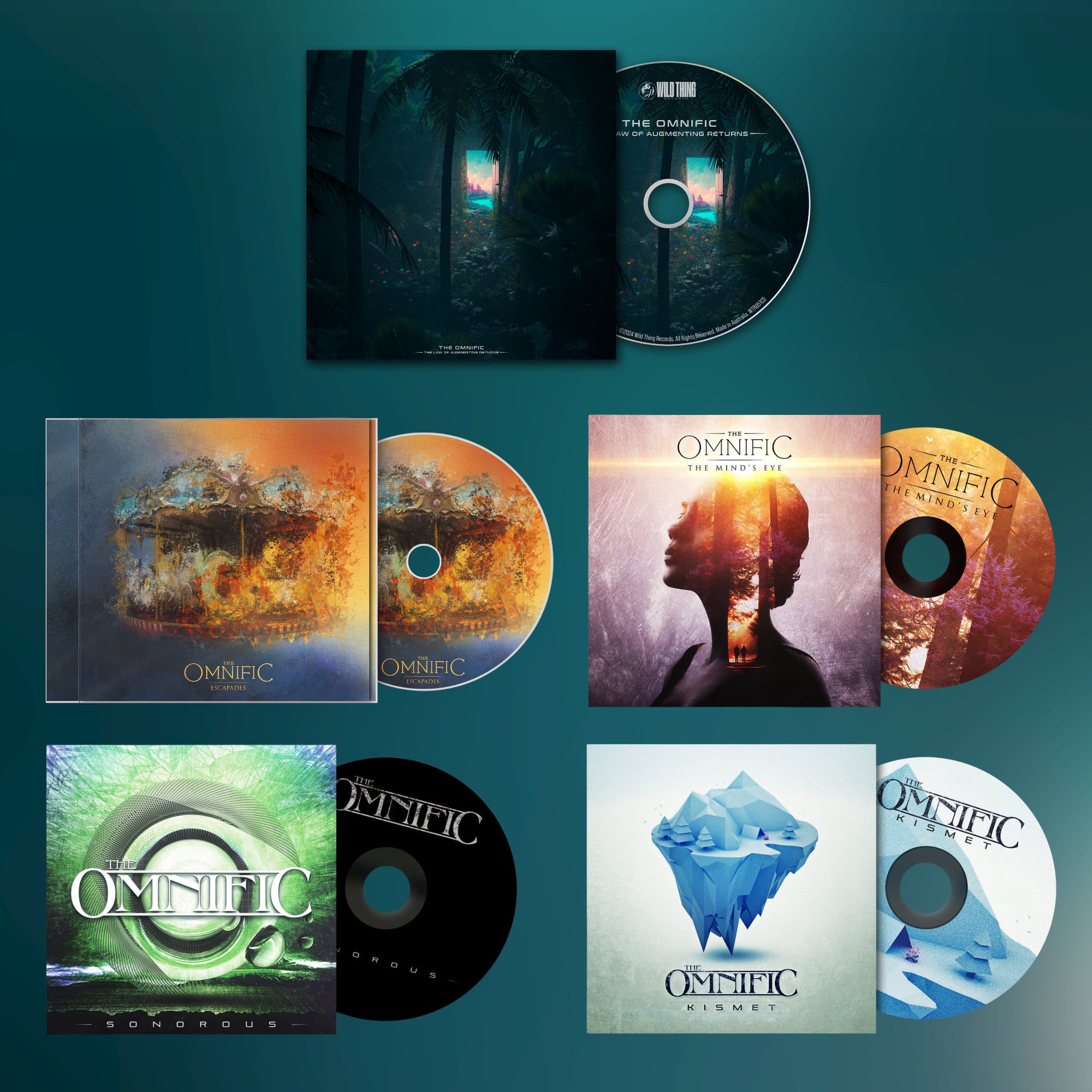 THE OMNIFIC // CD DISCOGRAPHY BUNDLE
