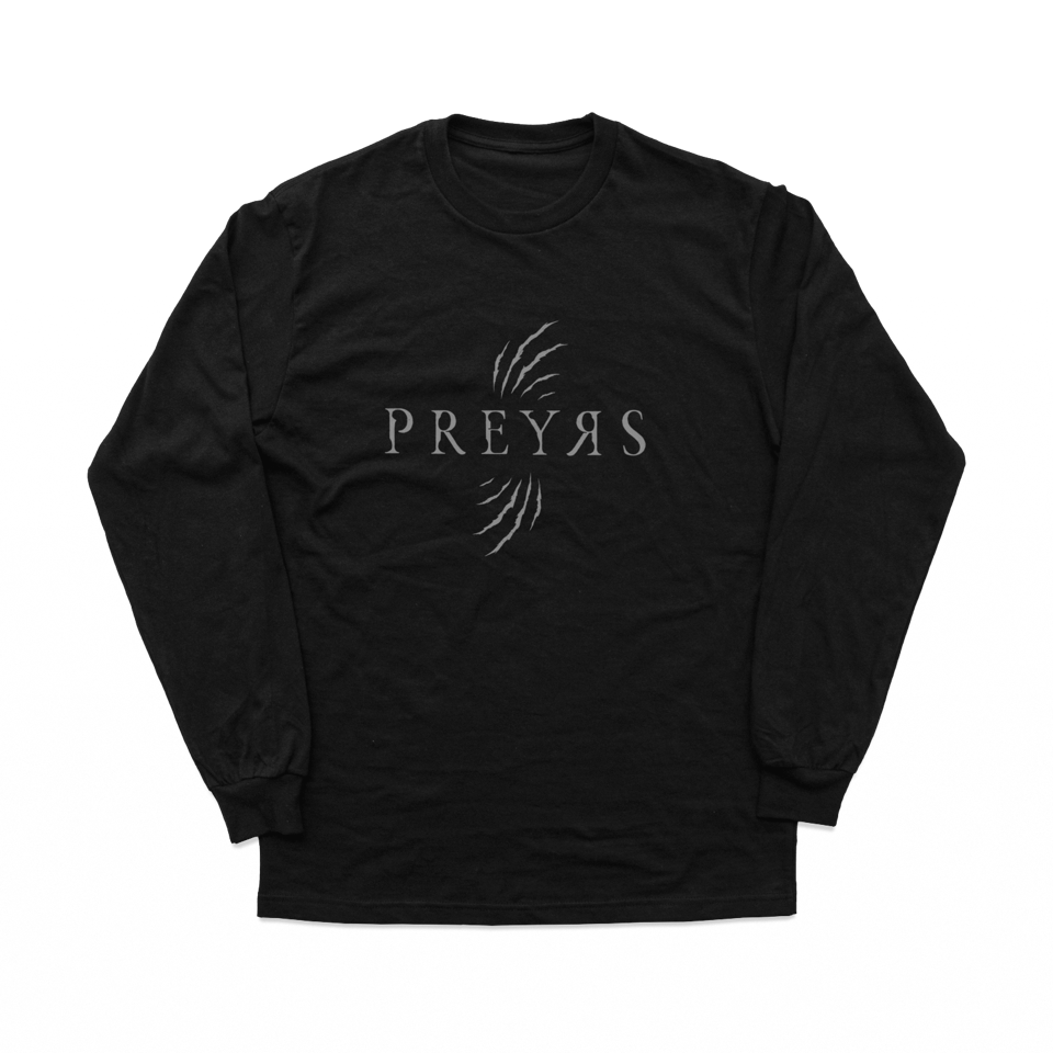 PREYRS // THE WOUNDED HEALER - LOGO LONGSLEEVE SHIRT