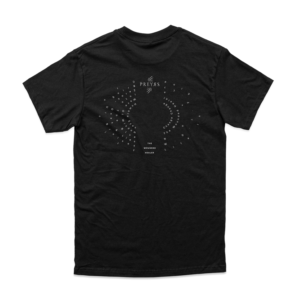 PREYRS // THE WOUNDED HEALER - LOGO T-SHIRT (MENS)