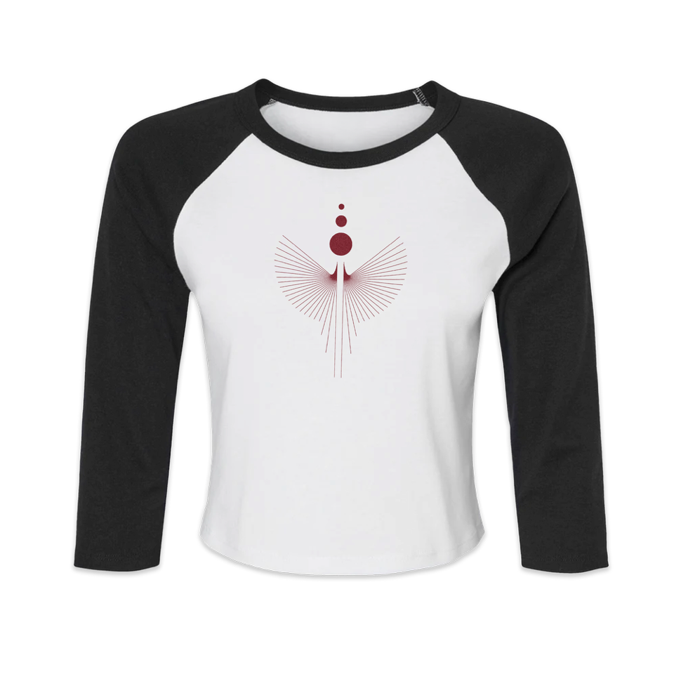 THE OCEAN // SOLARIS - RAGLAN LADIES CROP TOP - Wild Thing Music Store
