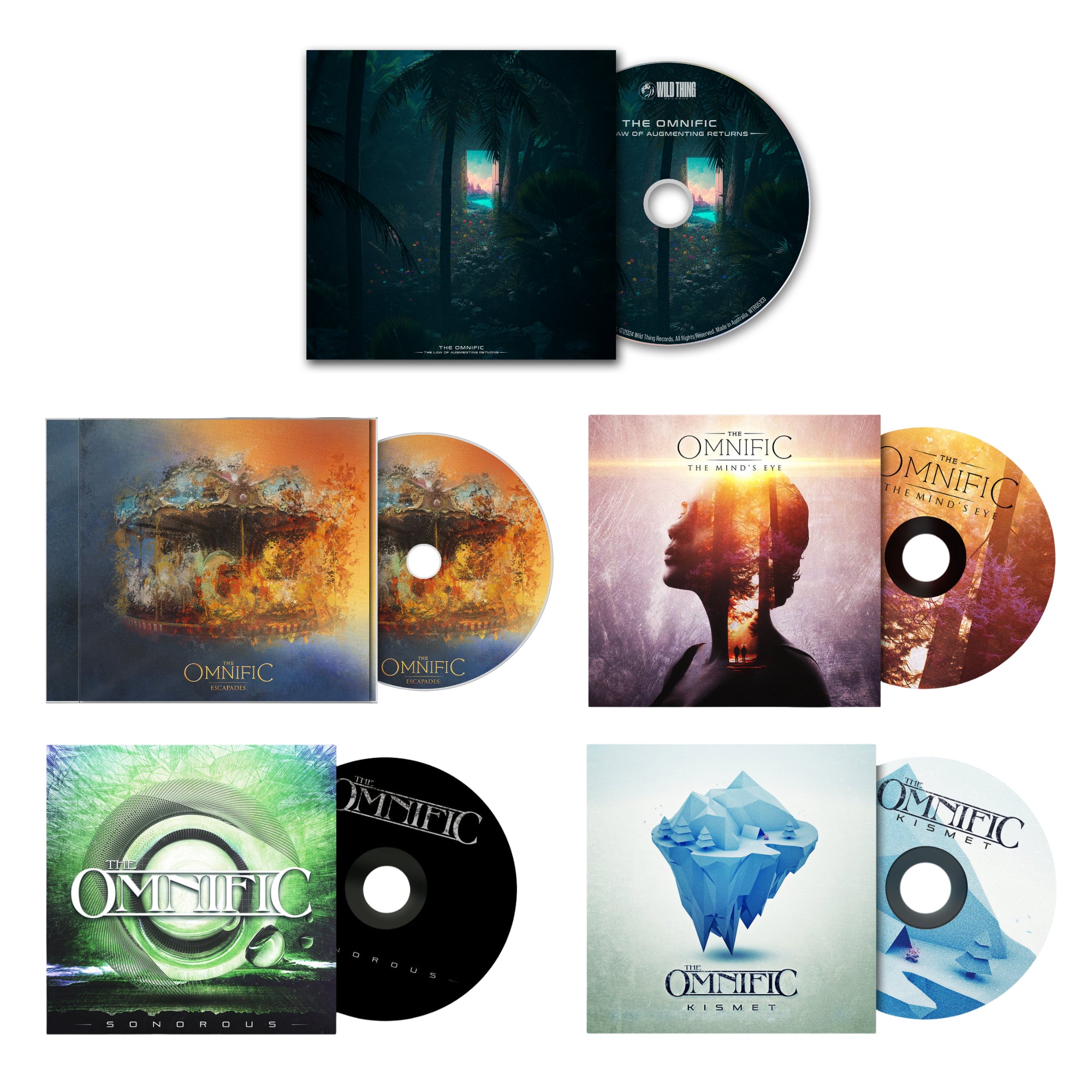 THE OMNIFIC // CD DISCOGRAPHY BUNDLE