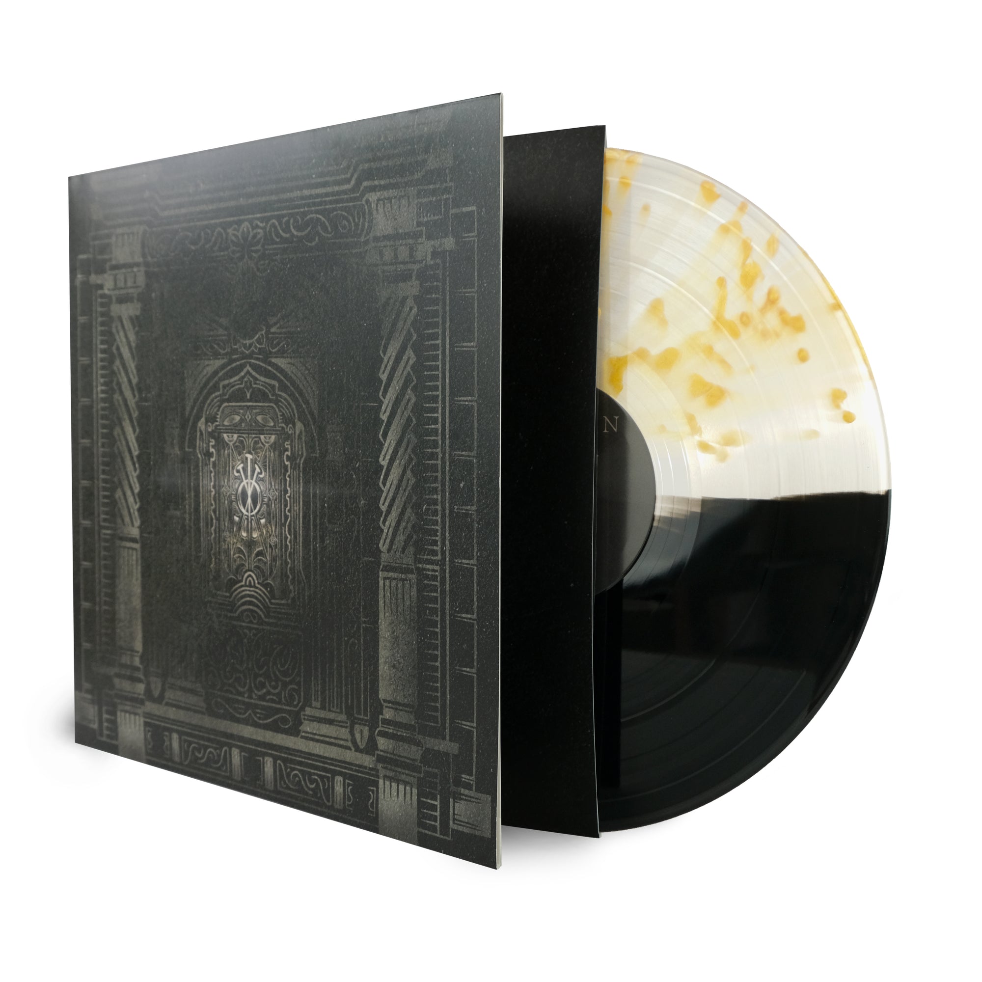 ASTODAN // EVORA - LTD. HALF N' HALF BLACK & CLEAR W/ GOLD SPLATTER (LP)