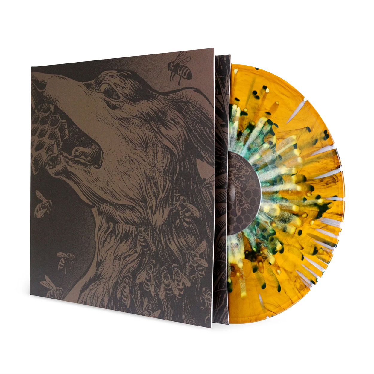 CHORA // THERE LIES A FRIEND I ONCE KNEW - LTD. DARK TRANS YELLOW W/ BLACK SMOKE, BONE AND DARK GREEN SPLATTER VINYL (LP)