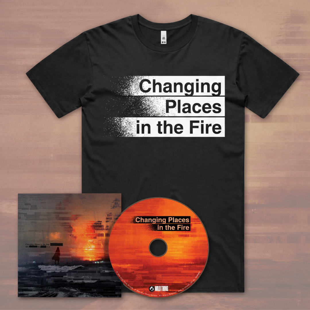 CHANGING PLACES IN THE FIRE // SELF TITLED DEBUT - BLACK CD BUNDLE - Wild Thing Music Store