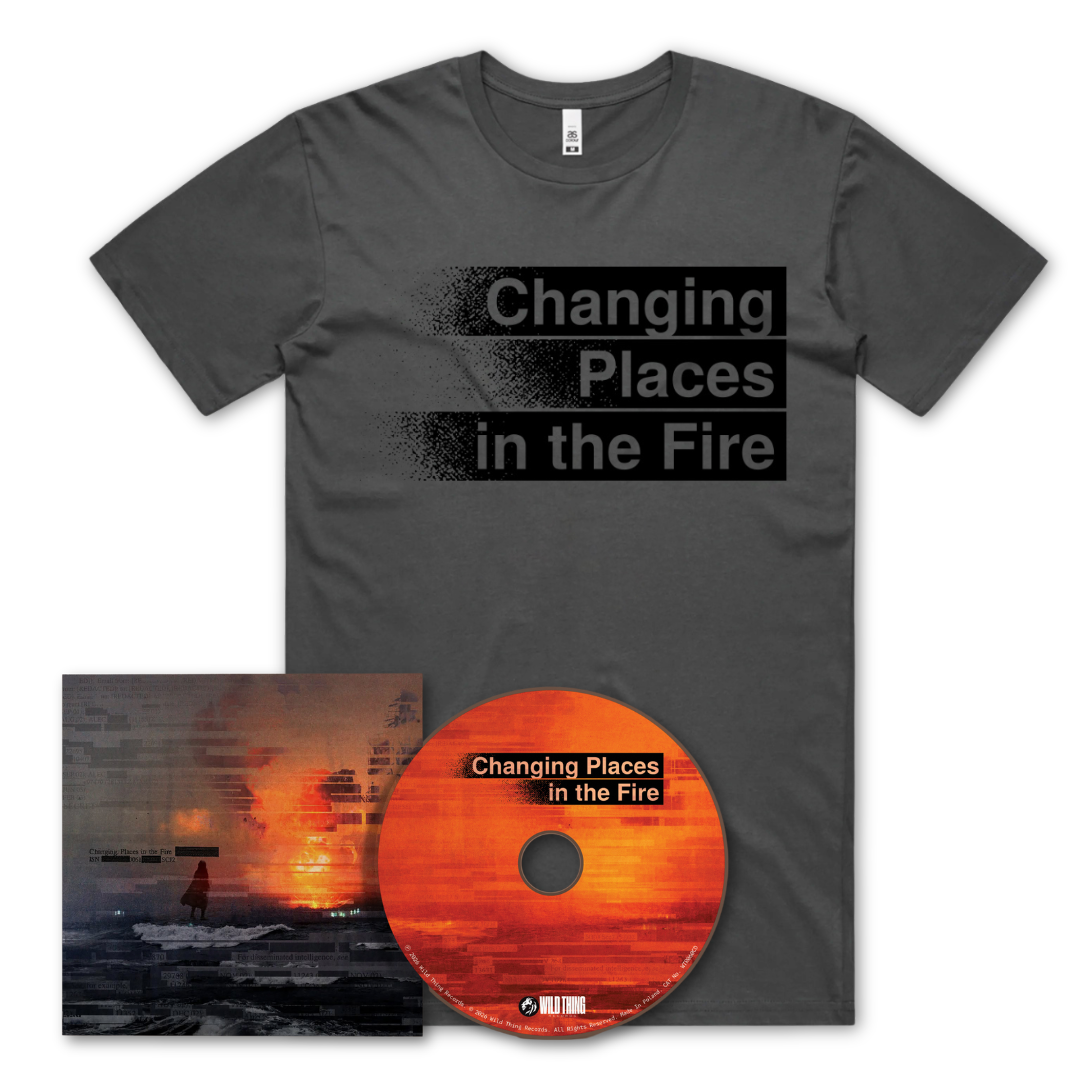 CHANGING PLACES IN THE FIRE // SELF TITLED DEBUT - GREY CD BUNDLE - Wild Thing Music Store