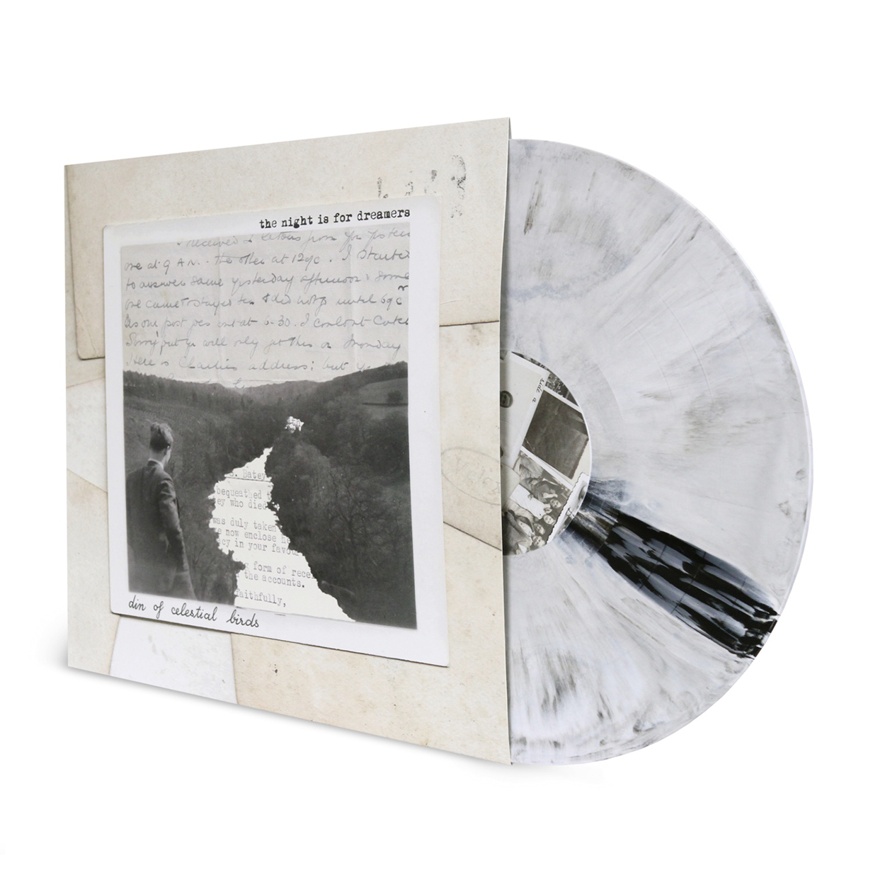 DIN OF CELESTIAL BIRDS // THE NIGHT IS FOR DREAMERS - LTD. BLACK & WHITE PULSAR VINYL (LP)