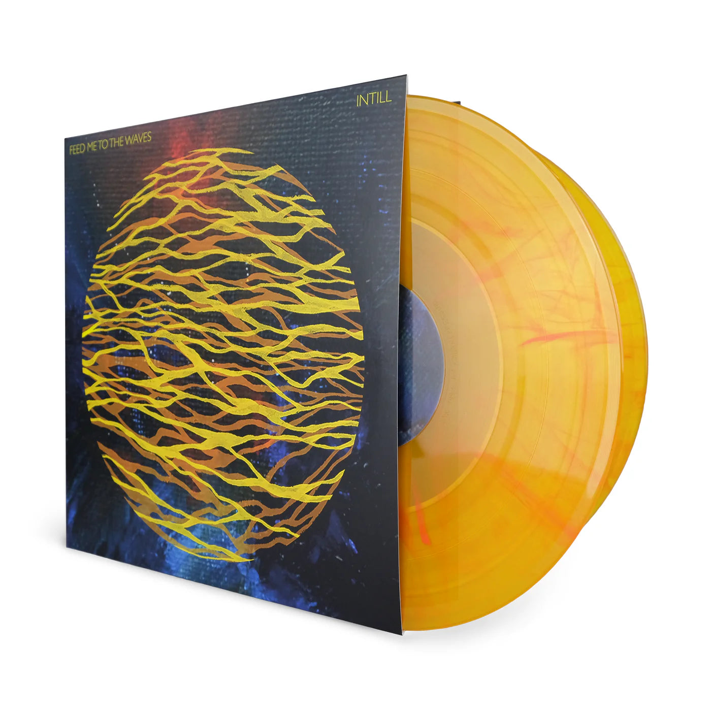 FEED ME TO THE WAVES // INTILL - YELLOW & ORANGE SMOKE VINYL (2LP)