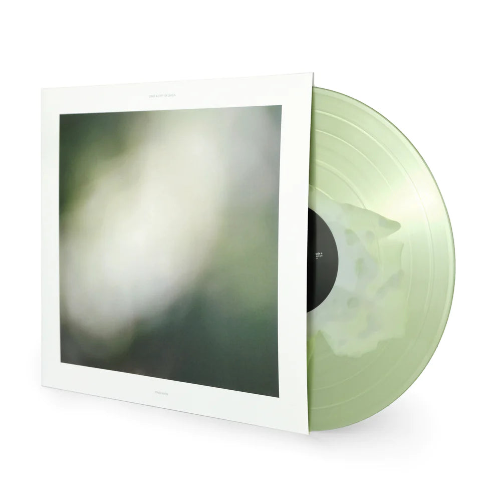 ZAKE & CITY OF DAWN // PINEHAVEN - LTD. CLOUDY GREEN W/ WHITE CENTRE BLOB VINYL