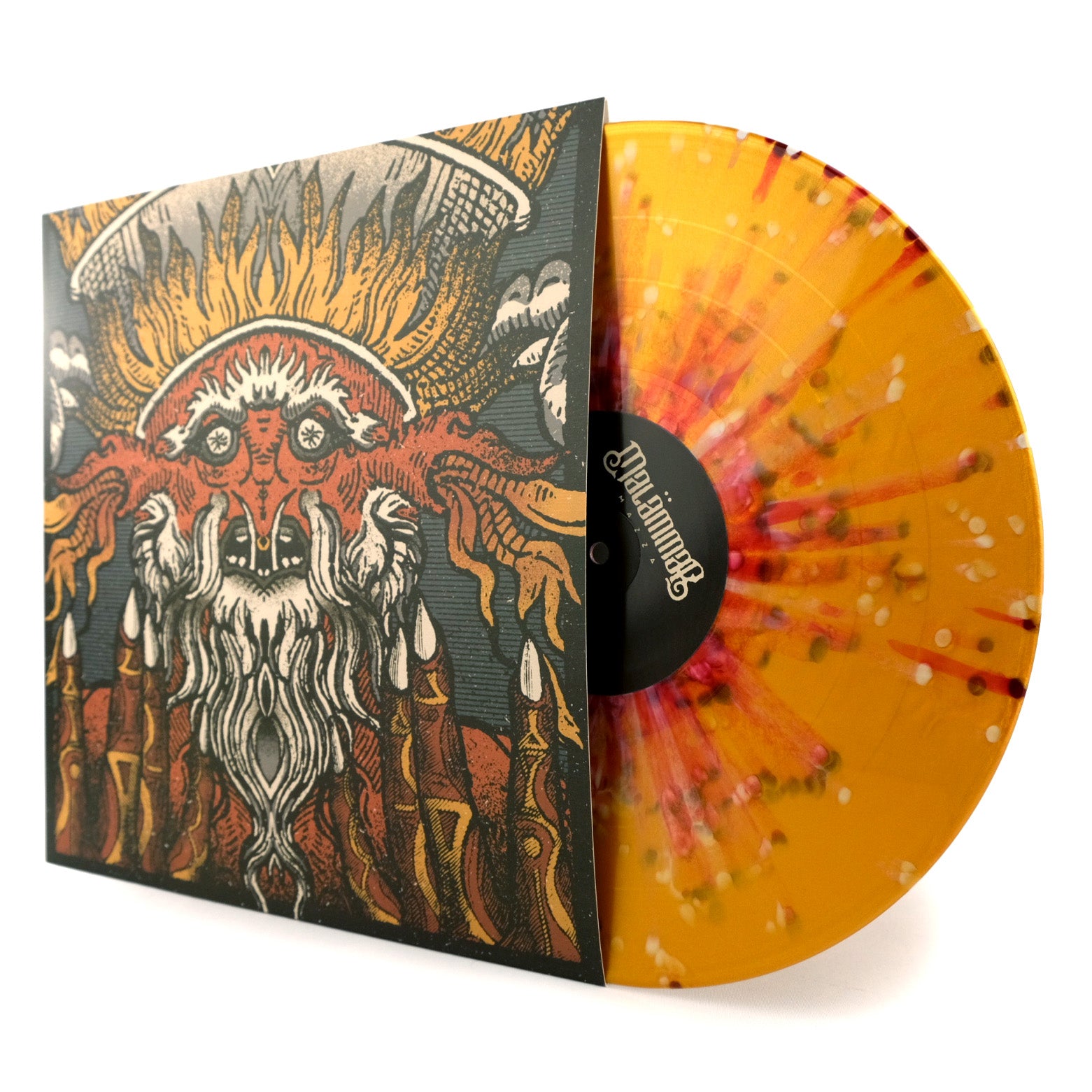 MALÄMMAR // MAZZA - LTD. GOLD W/ RUSTY RED AND GREY SPLATTER VINYL (LP)