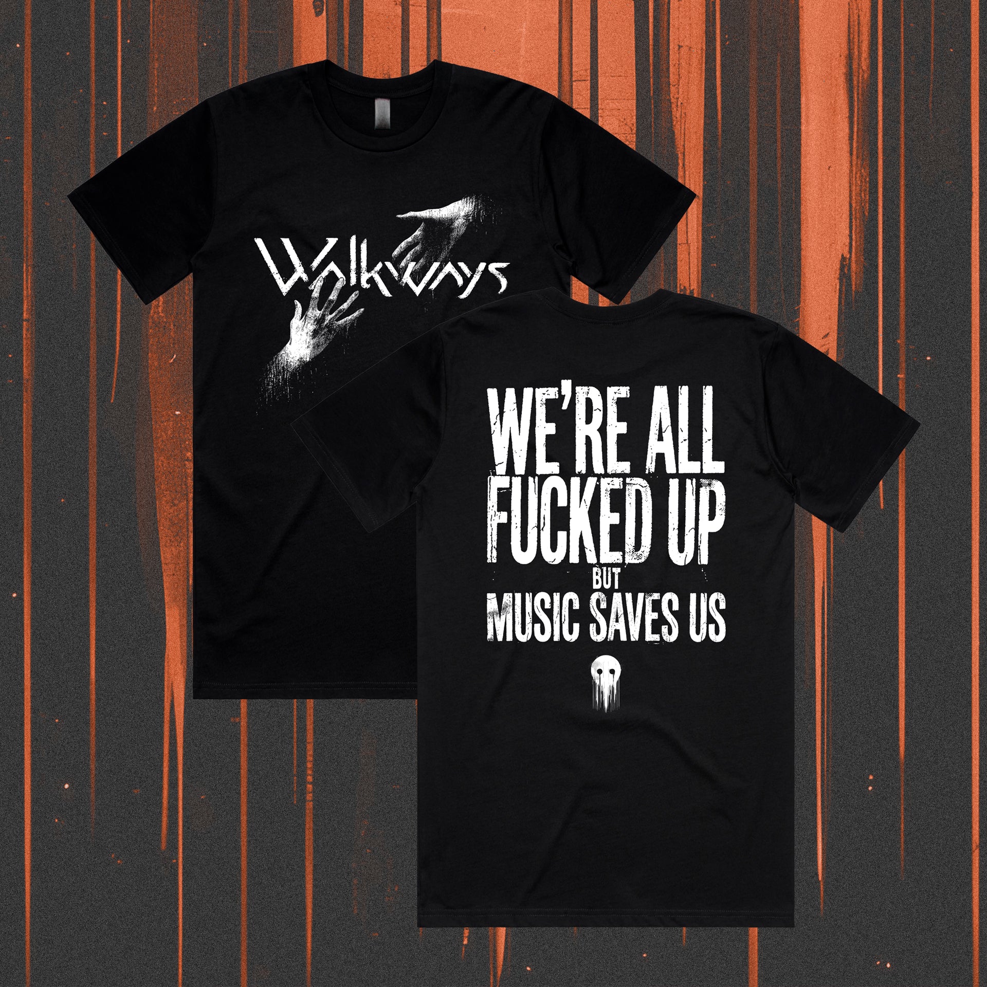 WALKWAYS // MUSIC SAVES US - T-SHIRT - Wild Thing Music Store