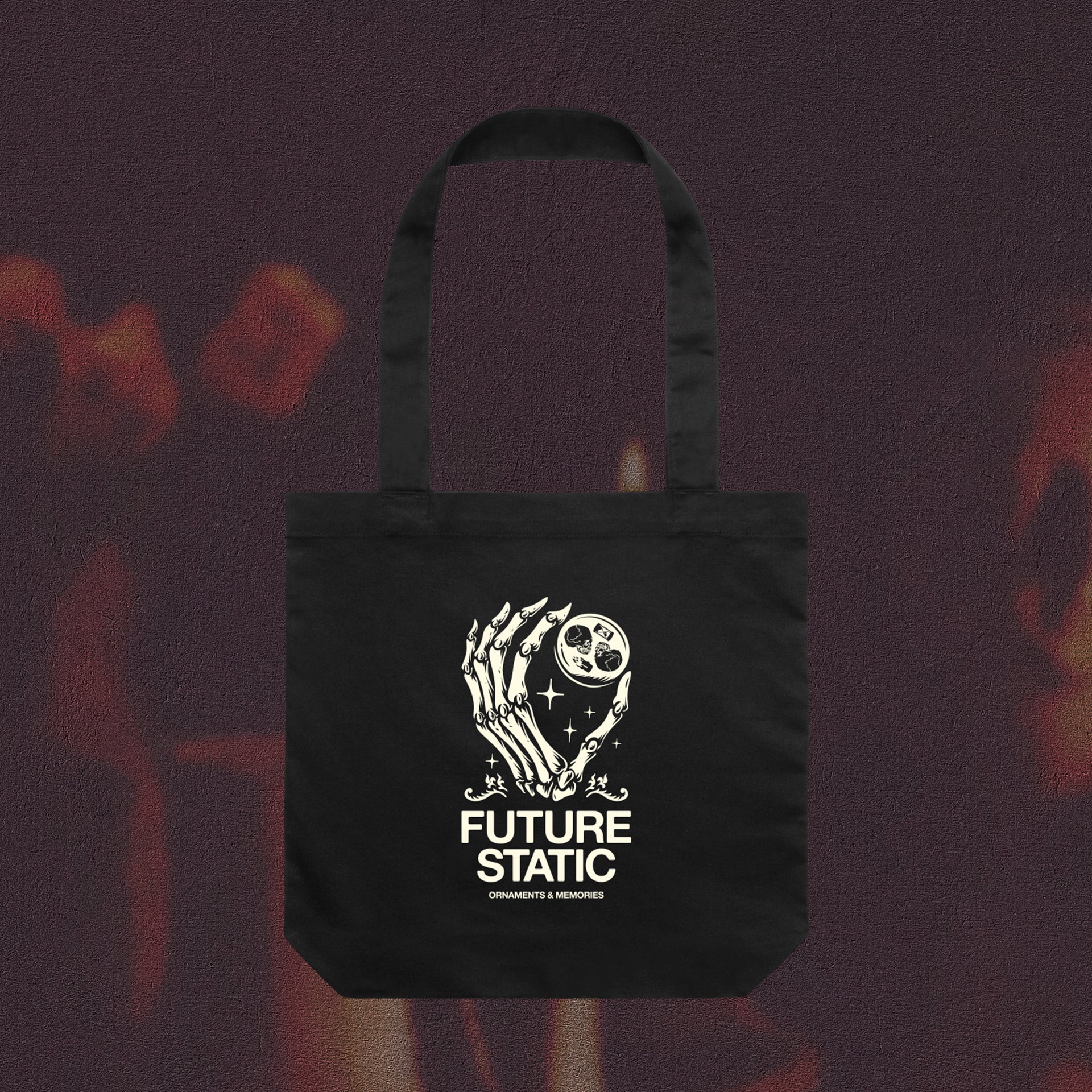 FUTURE STATIC // ORNAMENTS & MEMORIES - TOTE BAG - Wild Thing Music Store