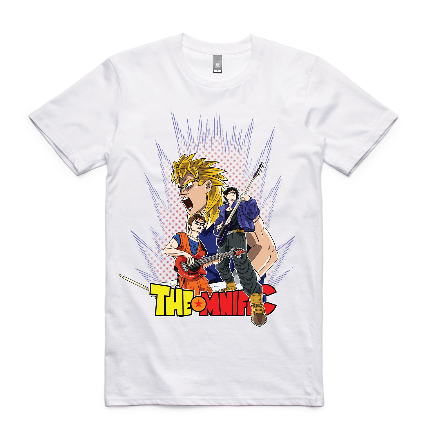 THE OMNIFIC // Power Up Bass T-Shirt (White)