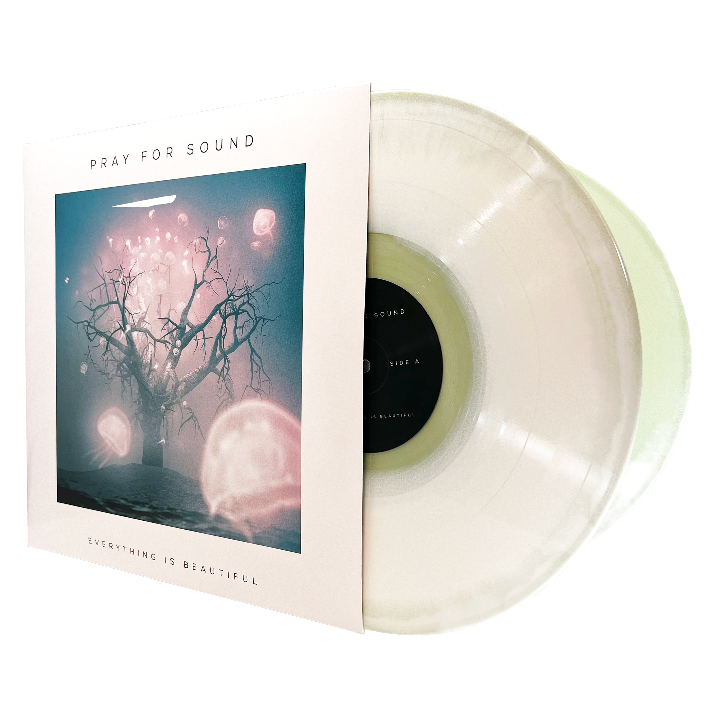 PRAY FOR SOUND // EVERYTHING IS BEAUTIFUL - LTD. GREEN IN BONE VINYL (2LP)