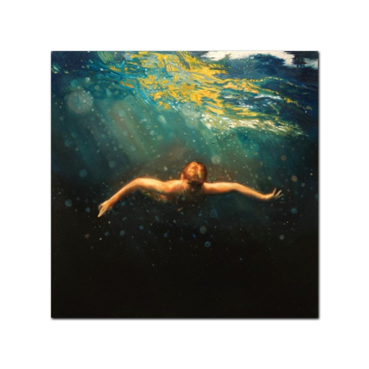 PRAY FOR SOUND // NIGHTSWIMMING - LTD. ED RECREATIONAL GOLDEN WATER VINYL (LP)