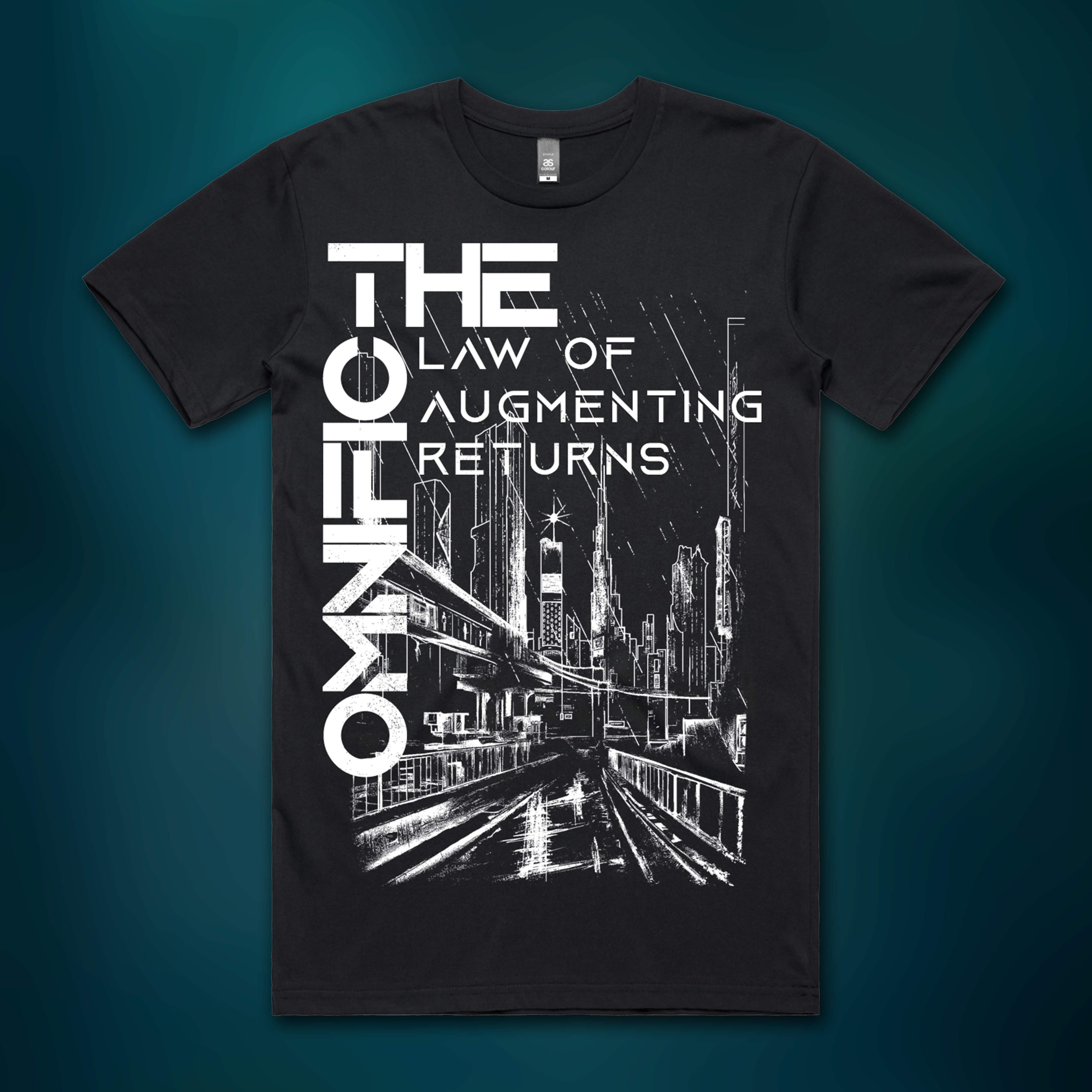 THE OMNIFIC // THE LAW OF AUGMENTING RETURNS - STENCIL T-SHIRT