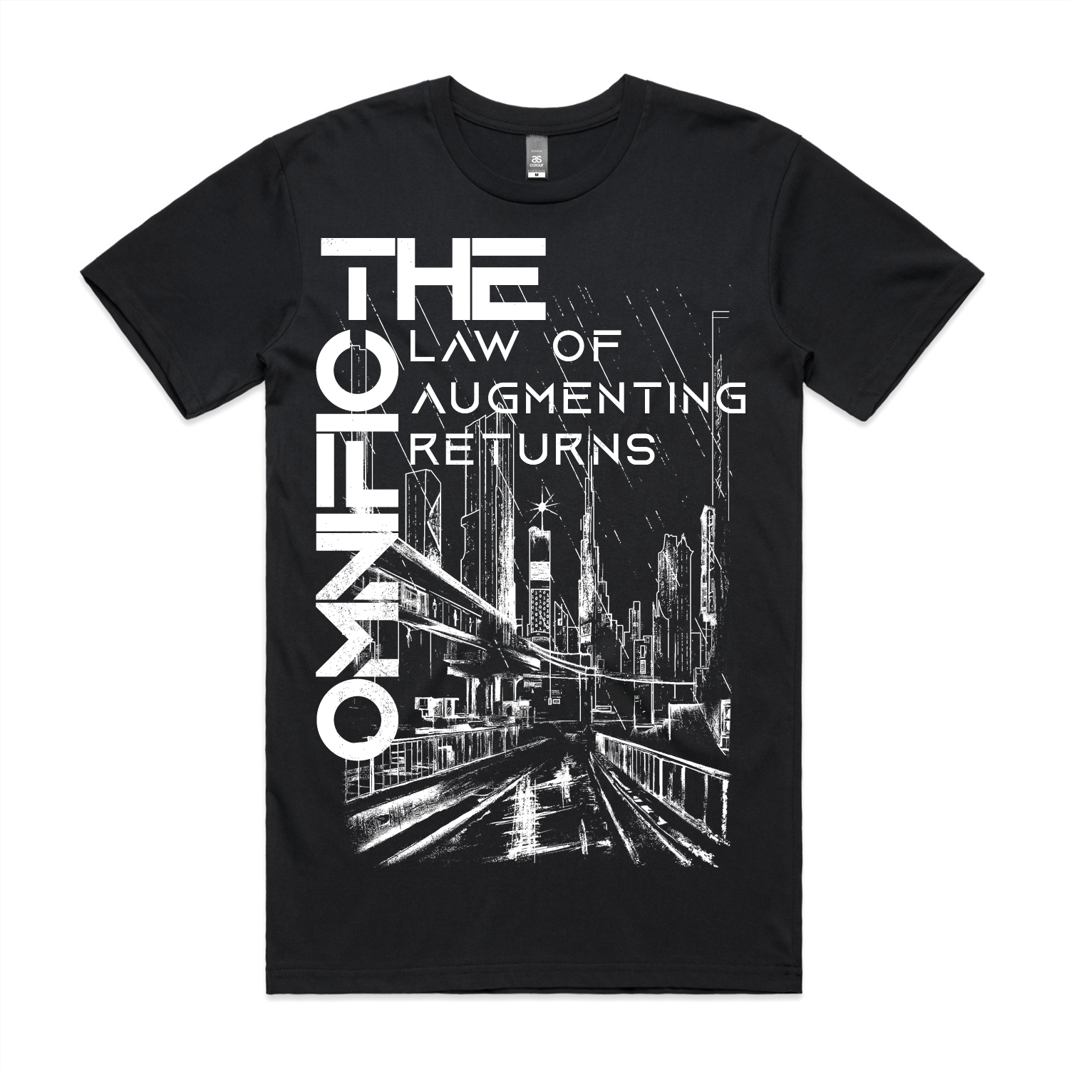 THE OMNIFIC // THE LAW OF AUGMENTING RETURNS - STENCIL T-SHIRT