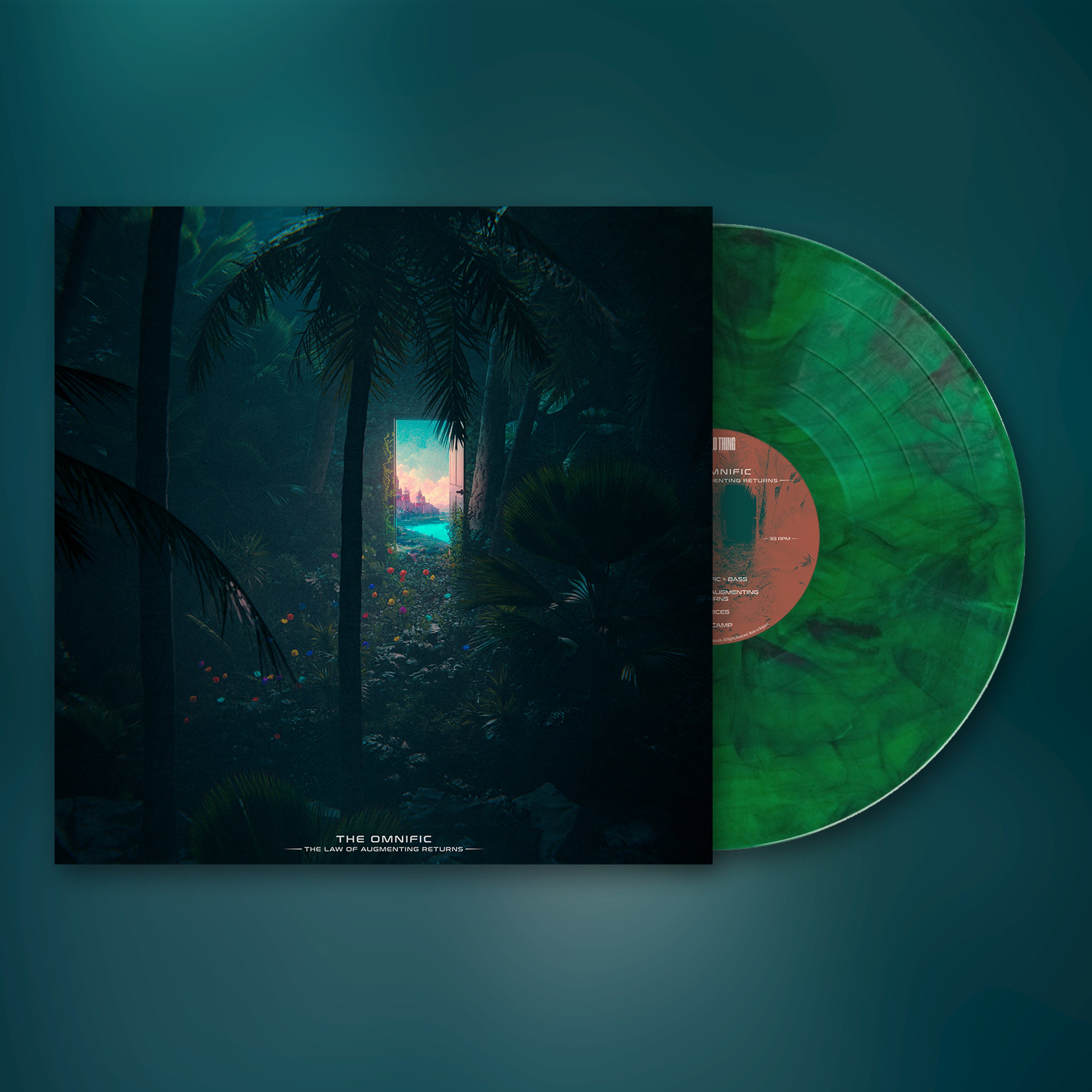 THE OMNIFIC // THE LAW OF AUGMENTING RETURNS - GREEN SMOKE VINYL (LP) - Wild Thing Music Store