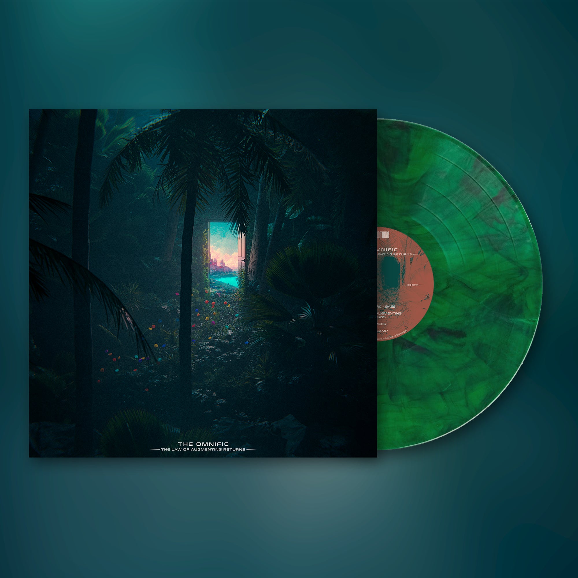 THE OMNIFIC // THE LAW OF AUGMENTING RETURNS - GREEN SMOKE VINYL (LP)