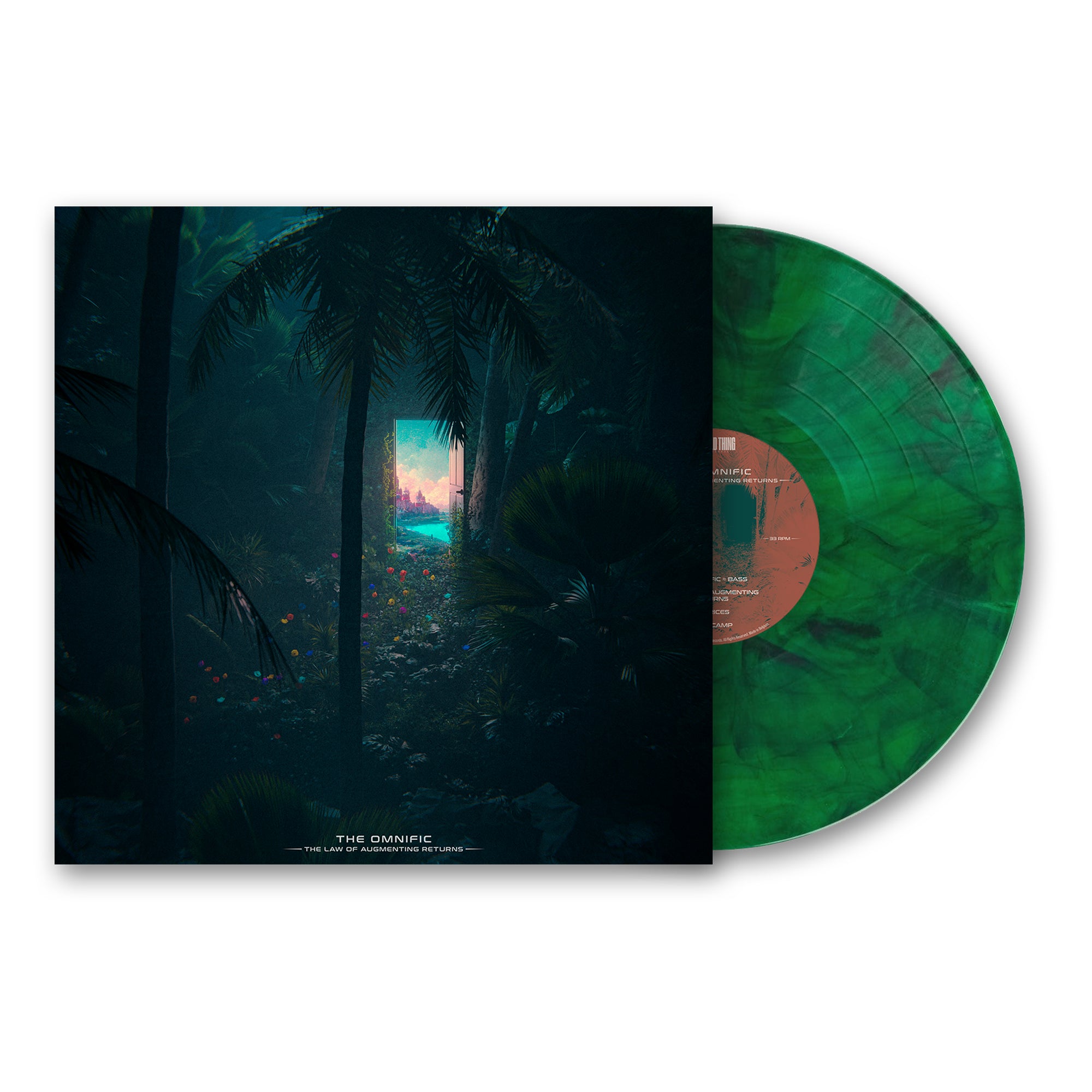 THE OMNIFIC // THE LAW OF AUGMENTING RETURNS - GREEN SMOKE VINYL (LP)