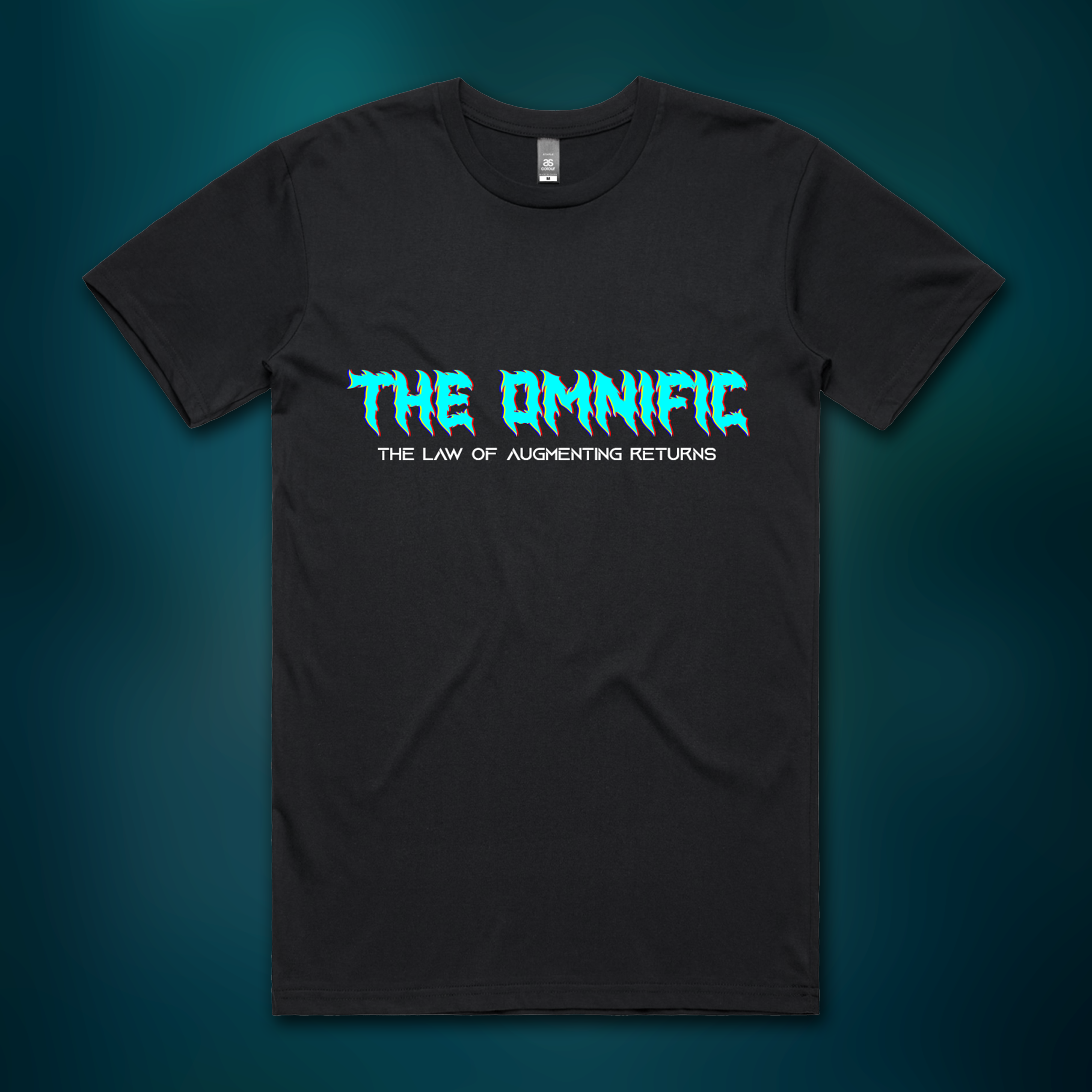 THE OMNIFIC // THE LAW OF AUGMENTING RETURNS - THRASH LOGO T-SHIRT (BLACK)