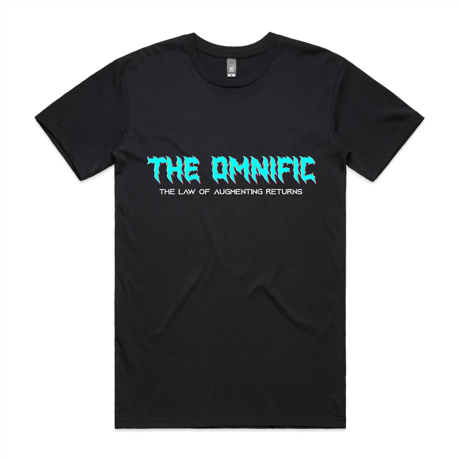 THE OMNIFIC // THE LAW OF AUGMENTING RETURNS - THRASH LOGO T-SHIRT (BLACK)