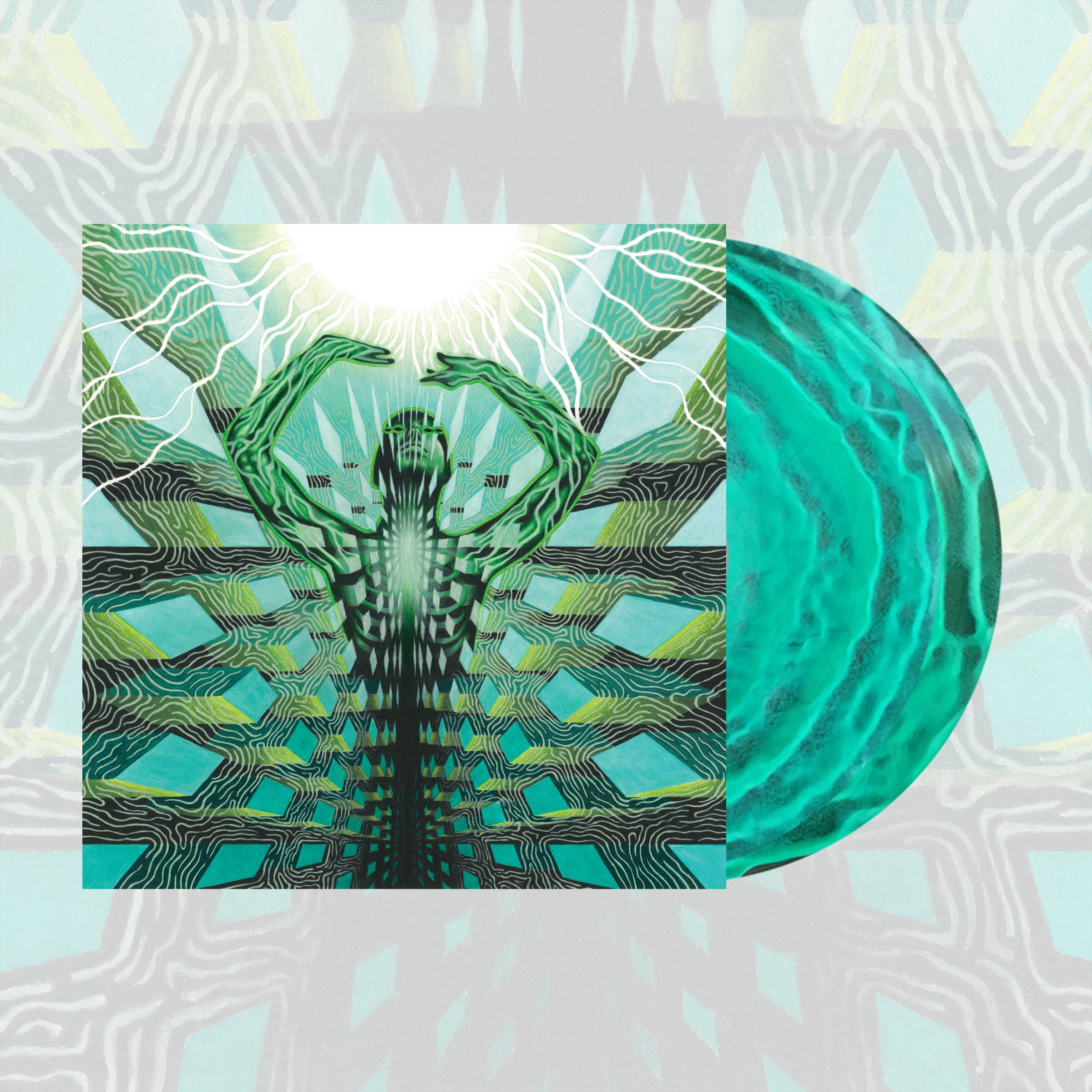 GROWTH // UNDER THE UNDER - LTD EDITION GREEN WAVES VINYL (2LP)