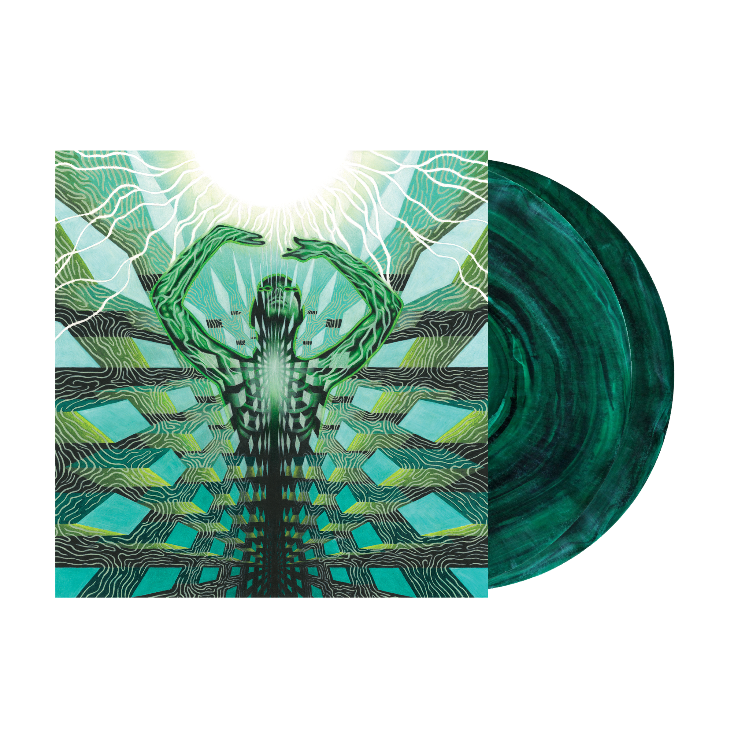 GROWTH // UNDER THE UNDER - LTD EDITION WOOD GRAIN VORTEX VINYL (2LP)