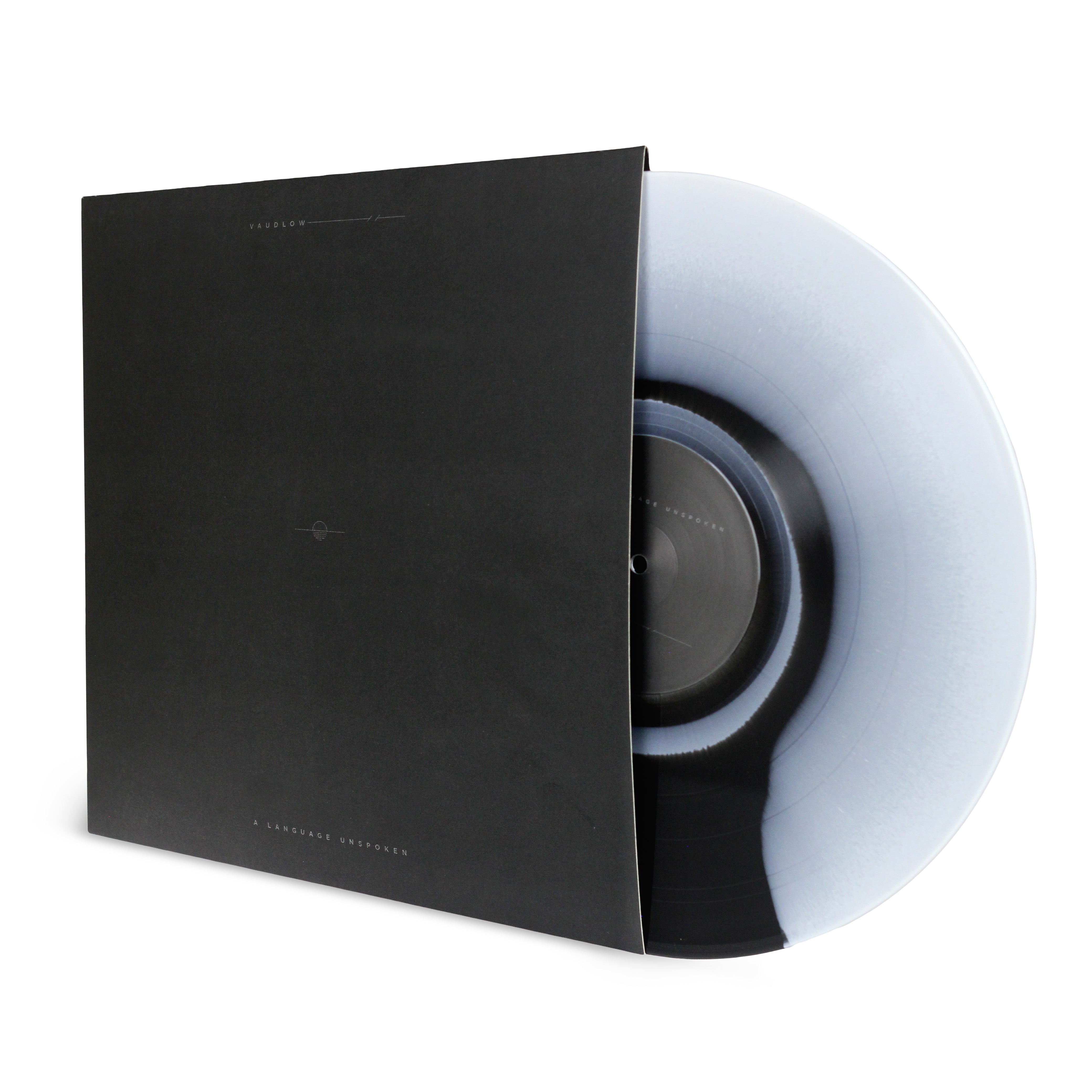 VAUDLOW // A LANGUAGE UNSPOKEN - LTD. WHITE & BLACK DOUBLE VORTEX VINYL (LP)