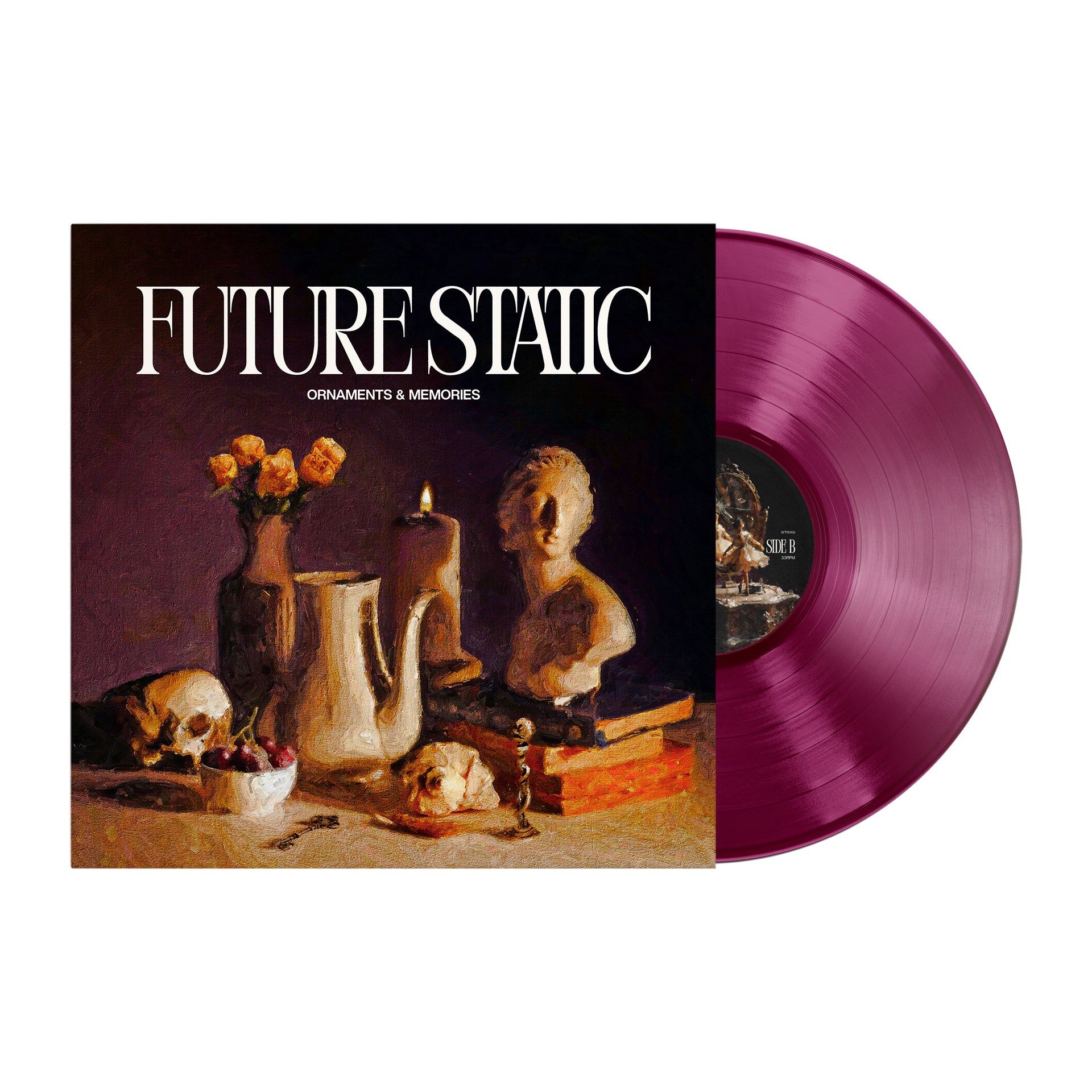 FUTURE STATIC // ORNAMENTS & MEMORIES - TRANSPARENT MAGENTA VINYL (LP) - Wild Thing Music Store