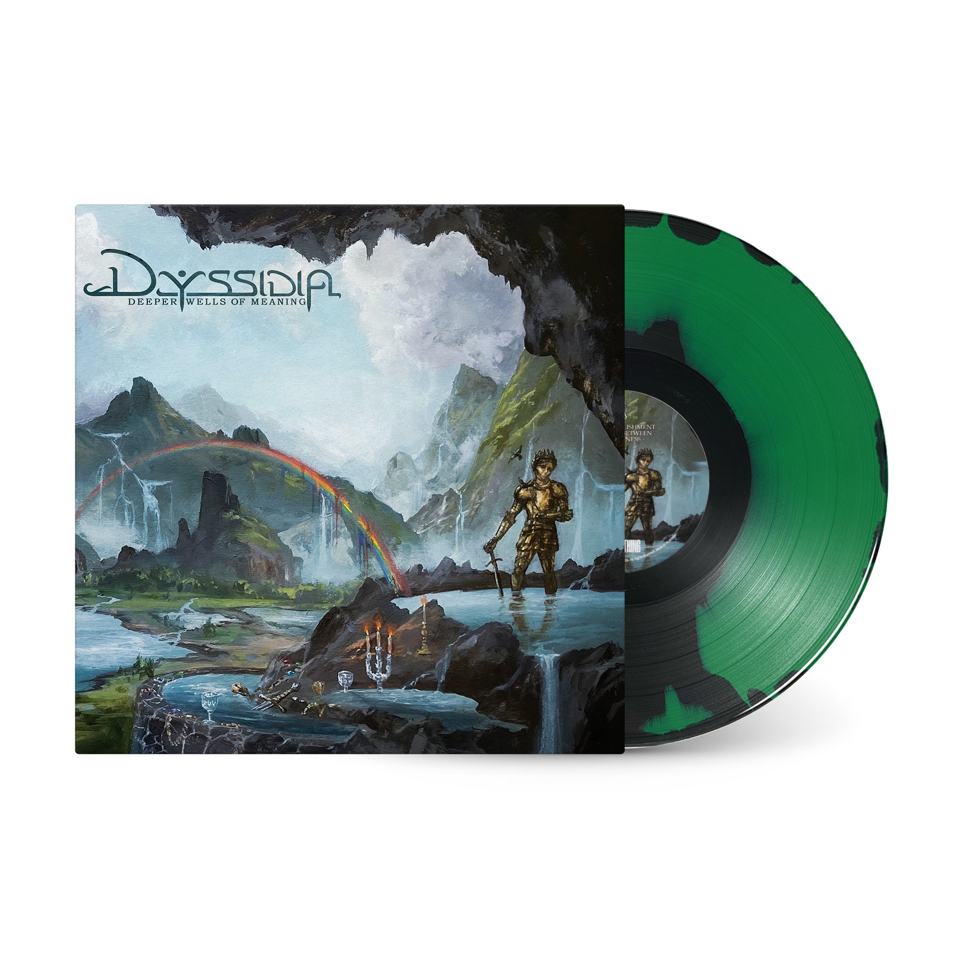 DYSSIDIA // DEEPER WELLS OF MEANING - LTD. EDITION GREEN/BLACK VINYL (LP) + SIGNED POSTER