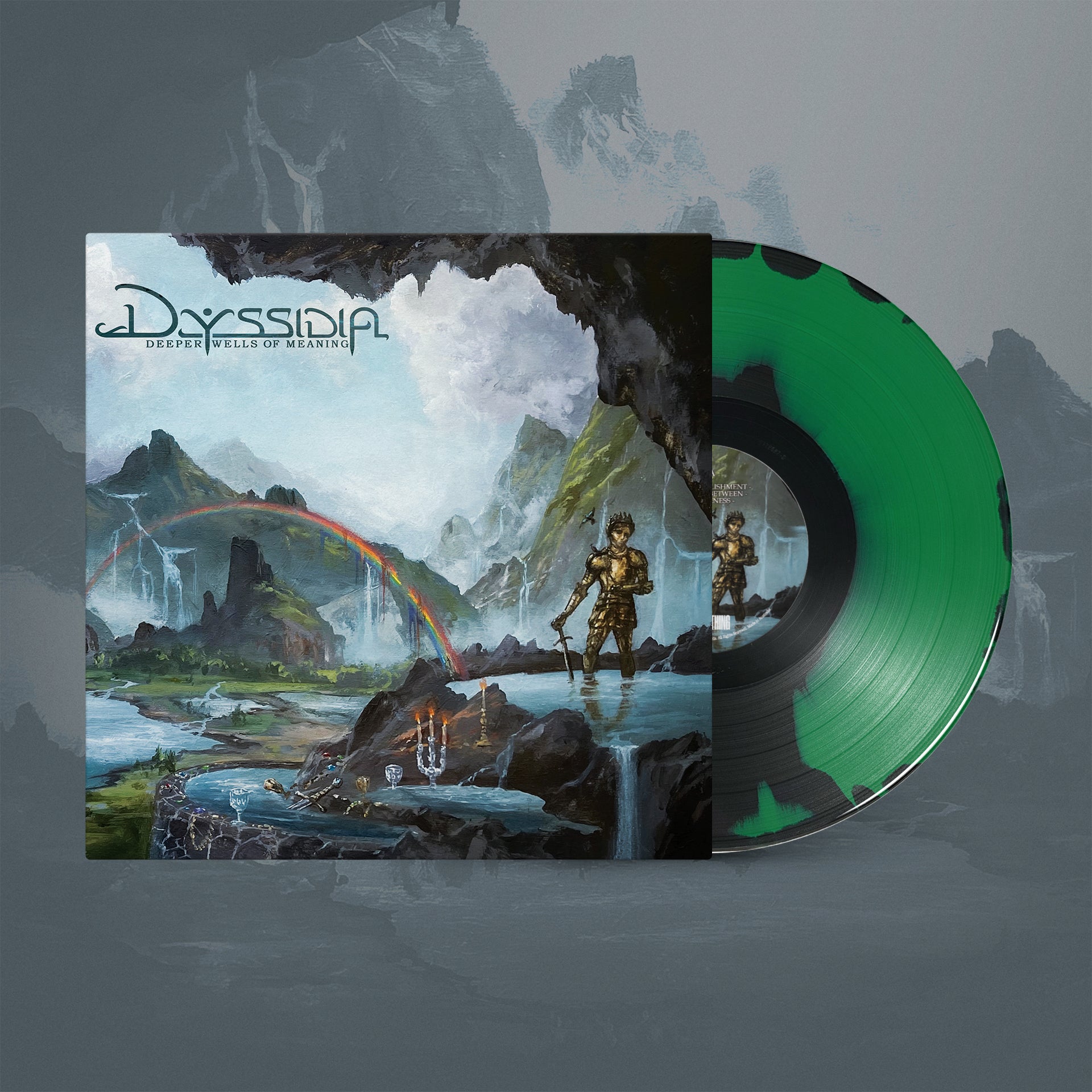 DYSSIDIA // DEEPER WELLS OF MEANING - LTD. EDITION GREEN/BLACK VINYL (LP) + SIGNED POSTER