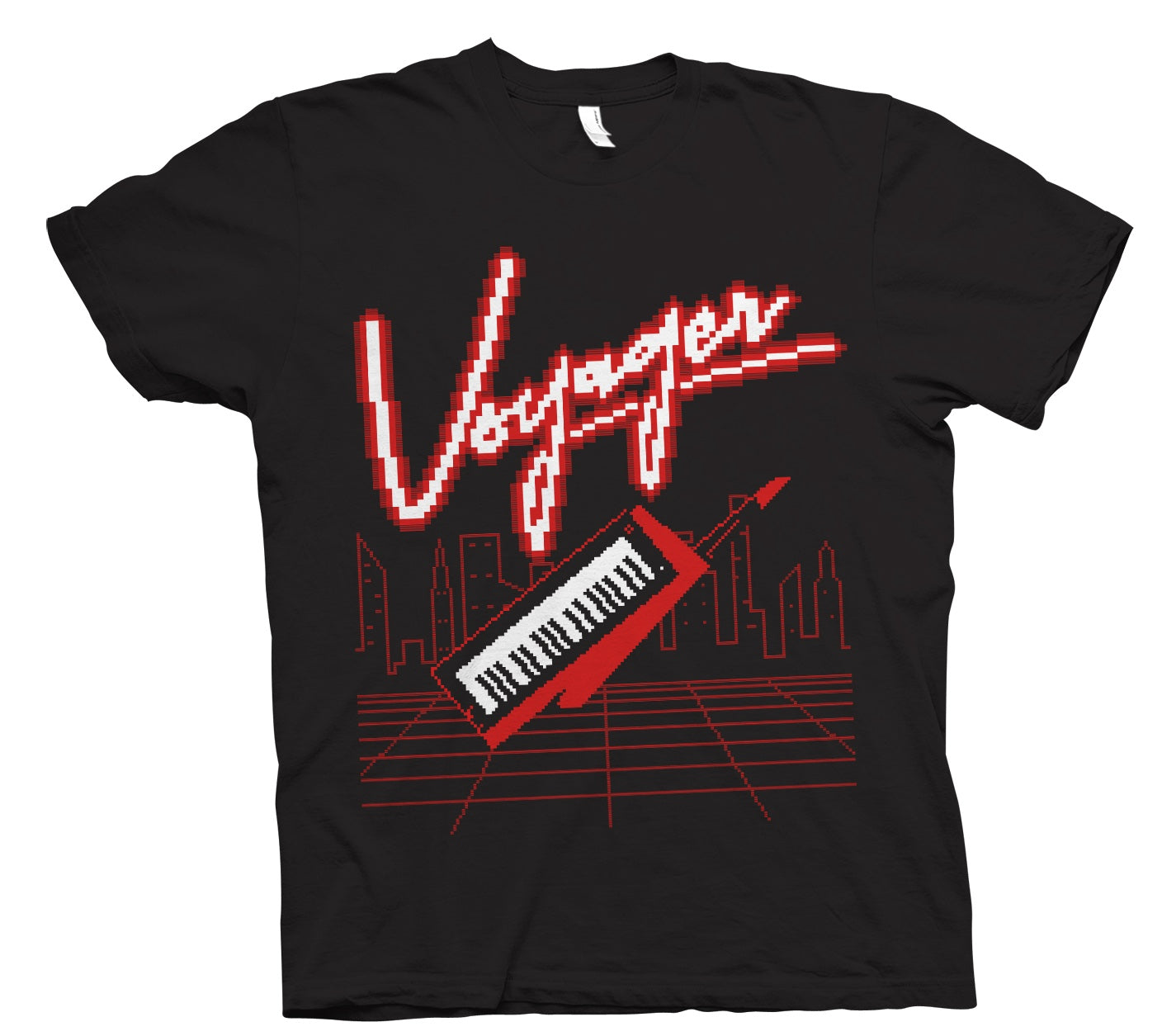 VOYAGER // PIXEL KEYTAR T-SHIRT