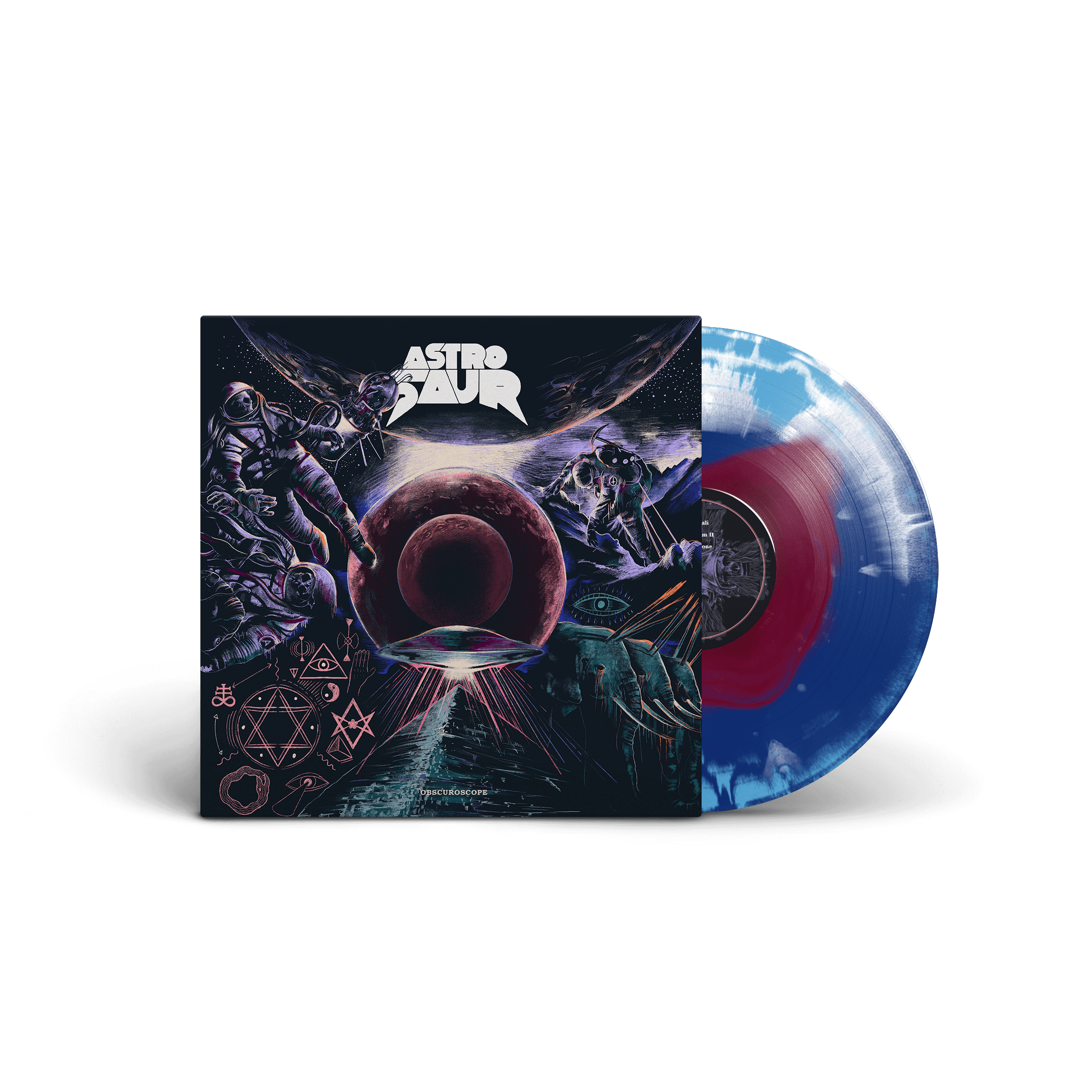 ASTROSAUR // OBSCUROSCOPE LP (2ND ED 3 WAY A/B)